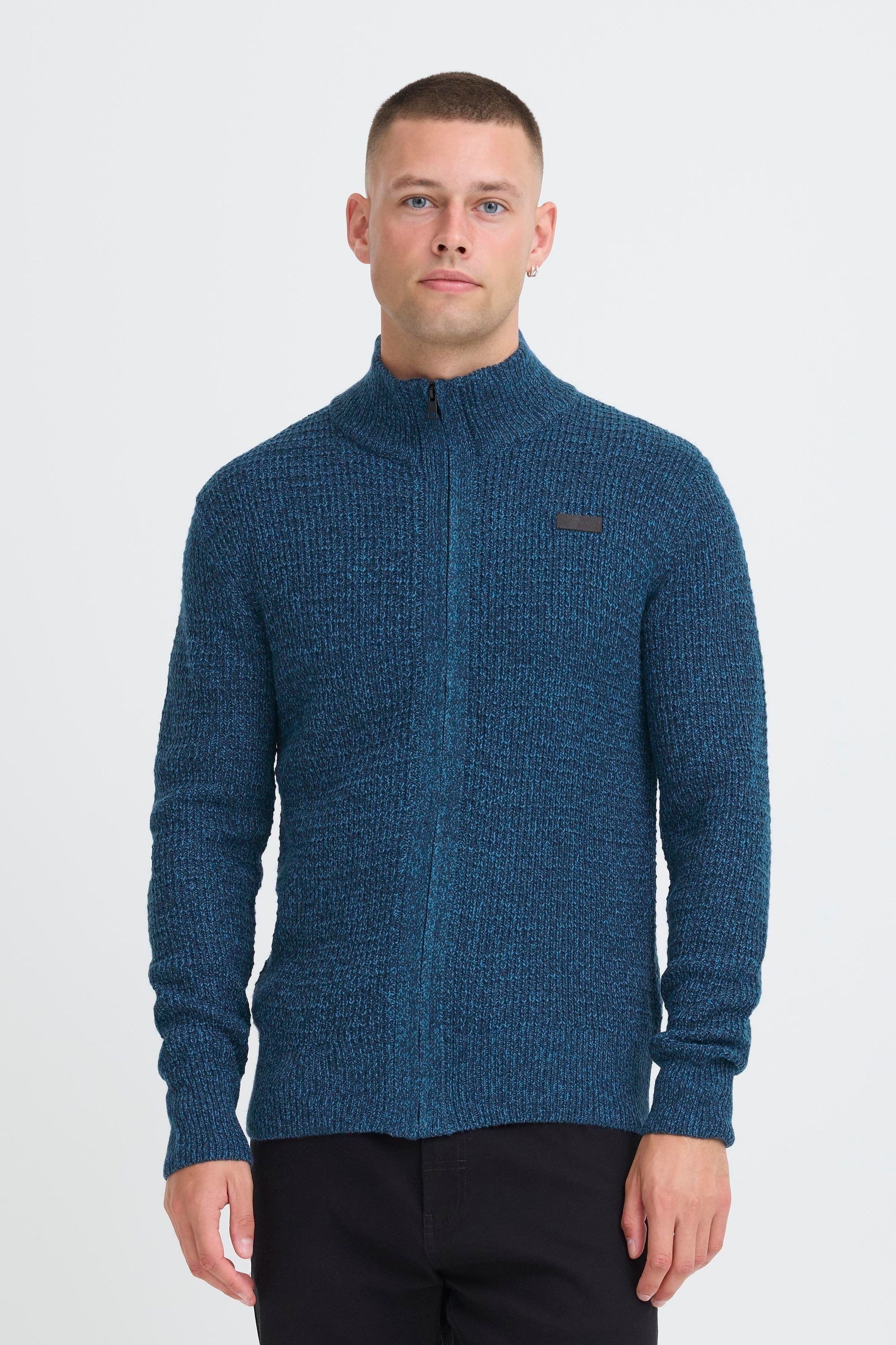 Blend Strickjacke BHPattix Stilvolle Strickjacke mit Stehkragen