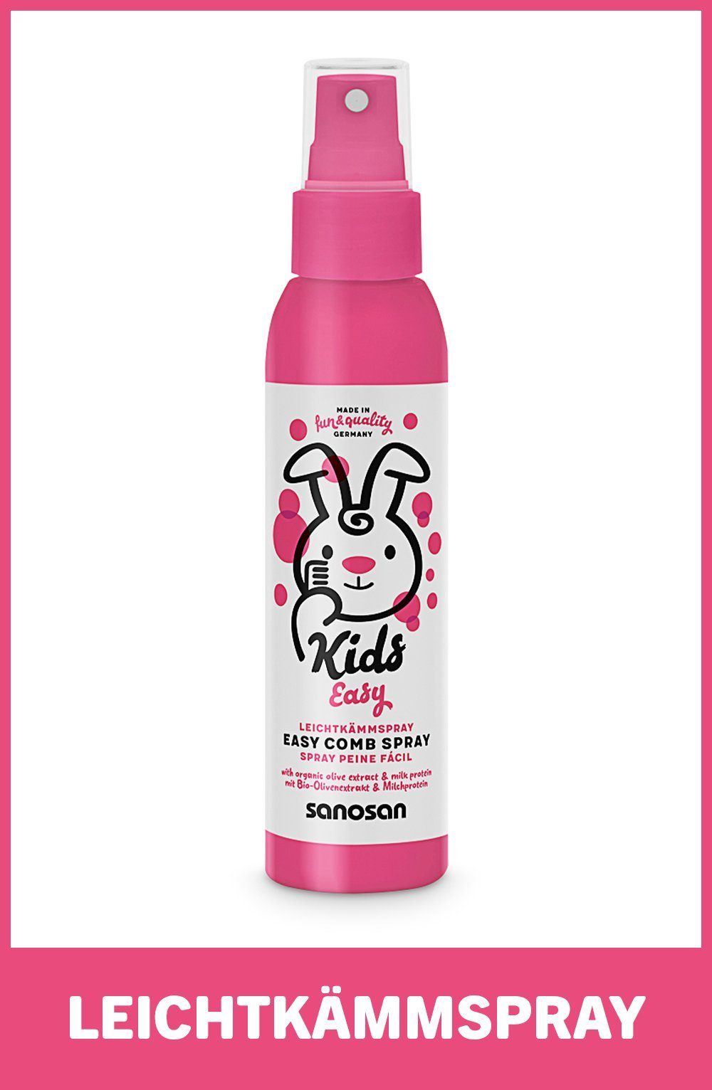 sanosan Уход за волосами-Spray 125 ml Leichtkämm Spray für Kinder - Leichtkämmspray, Уход за волосами, 1-tlg.