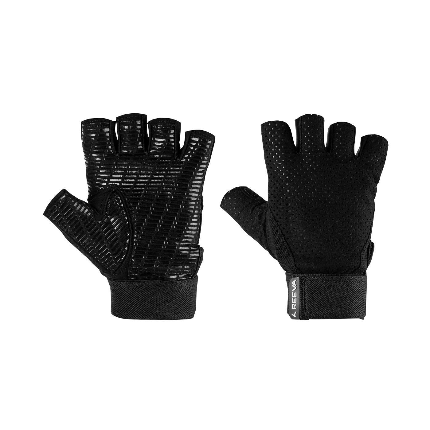 Reeva Spieltisch Reeva Fitnesshandschuhe S aus Clarino-Leder mit R-Grip