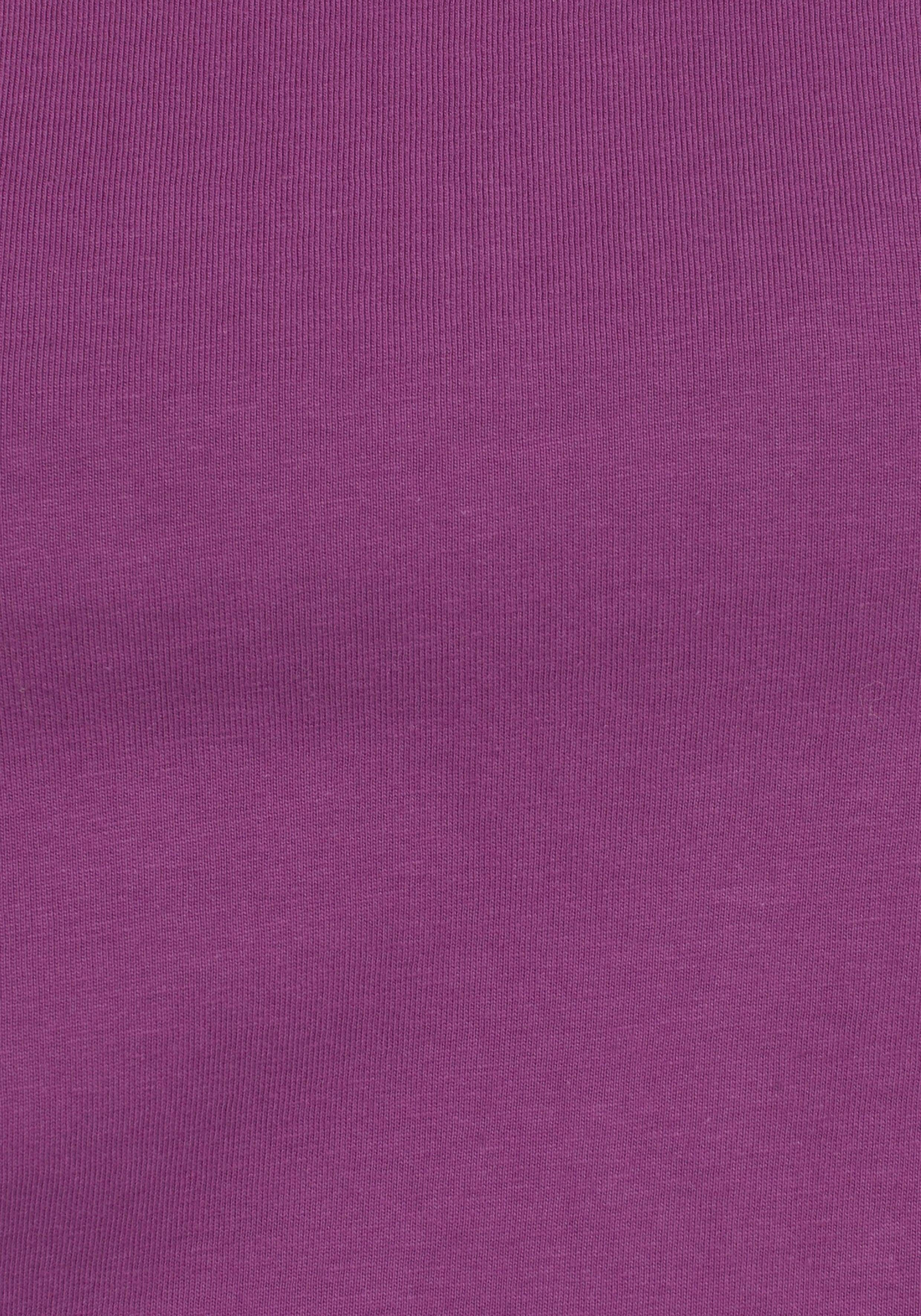 Eastwind T-Shirt (Spar-Set, 3er-Pack) schwarz, weiß lila