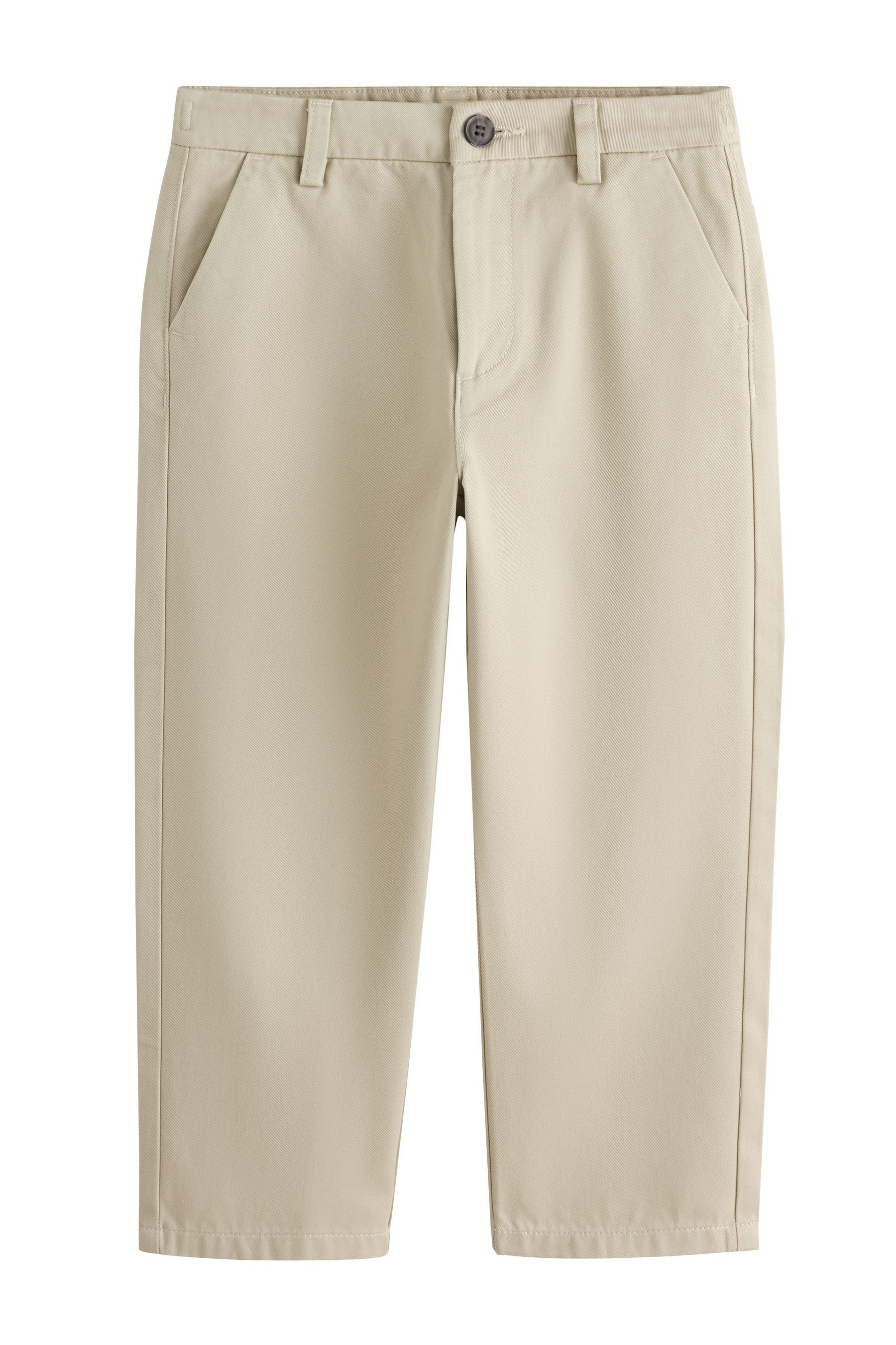 Next Chinohose Chinohose mit weitem Bein (1-tlg)