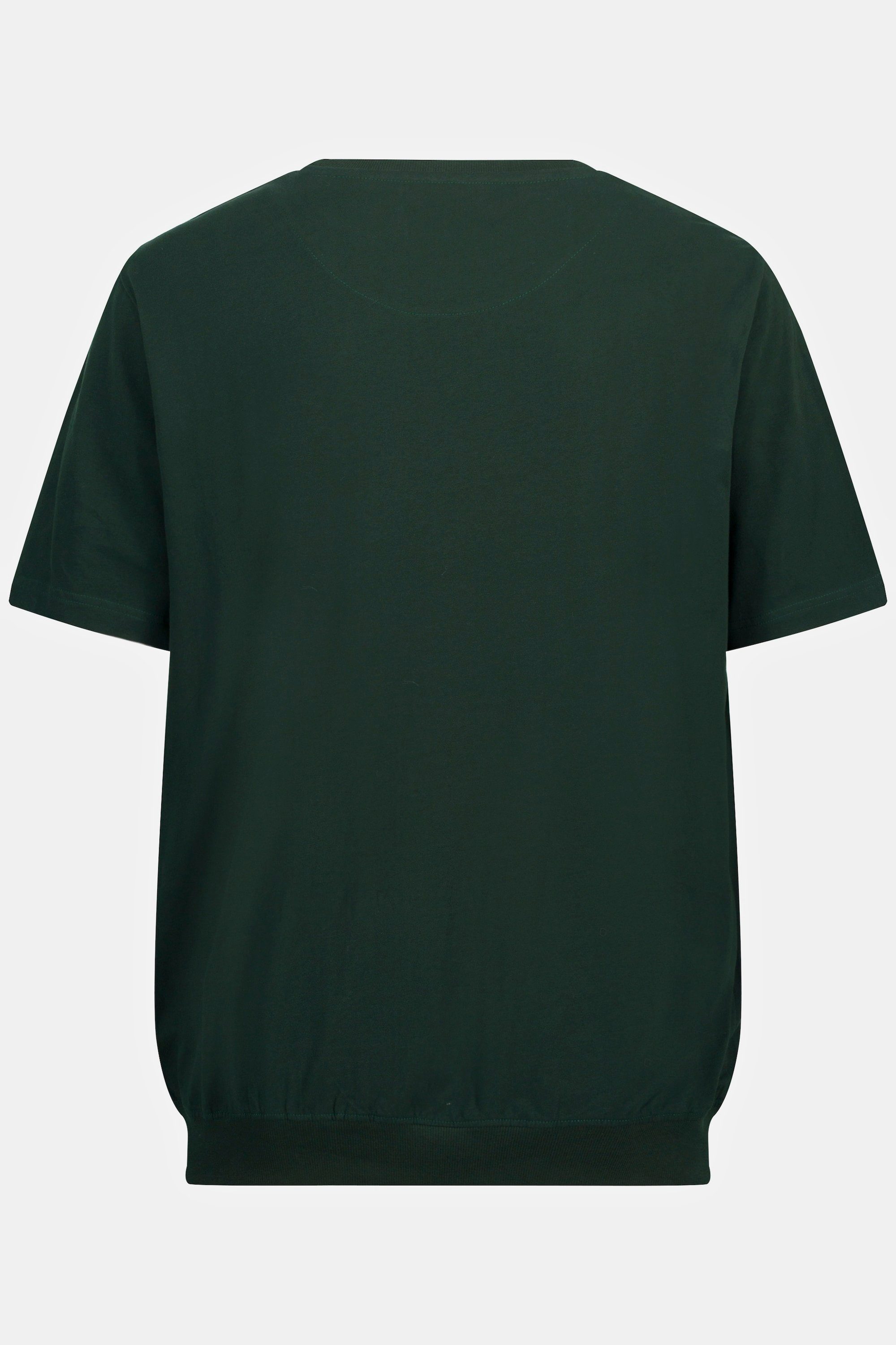 JP1880 bis 10XL T-Shirt XXL Basic T-Shirt Bauchfit Halbarm tannengrün