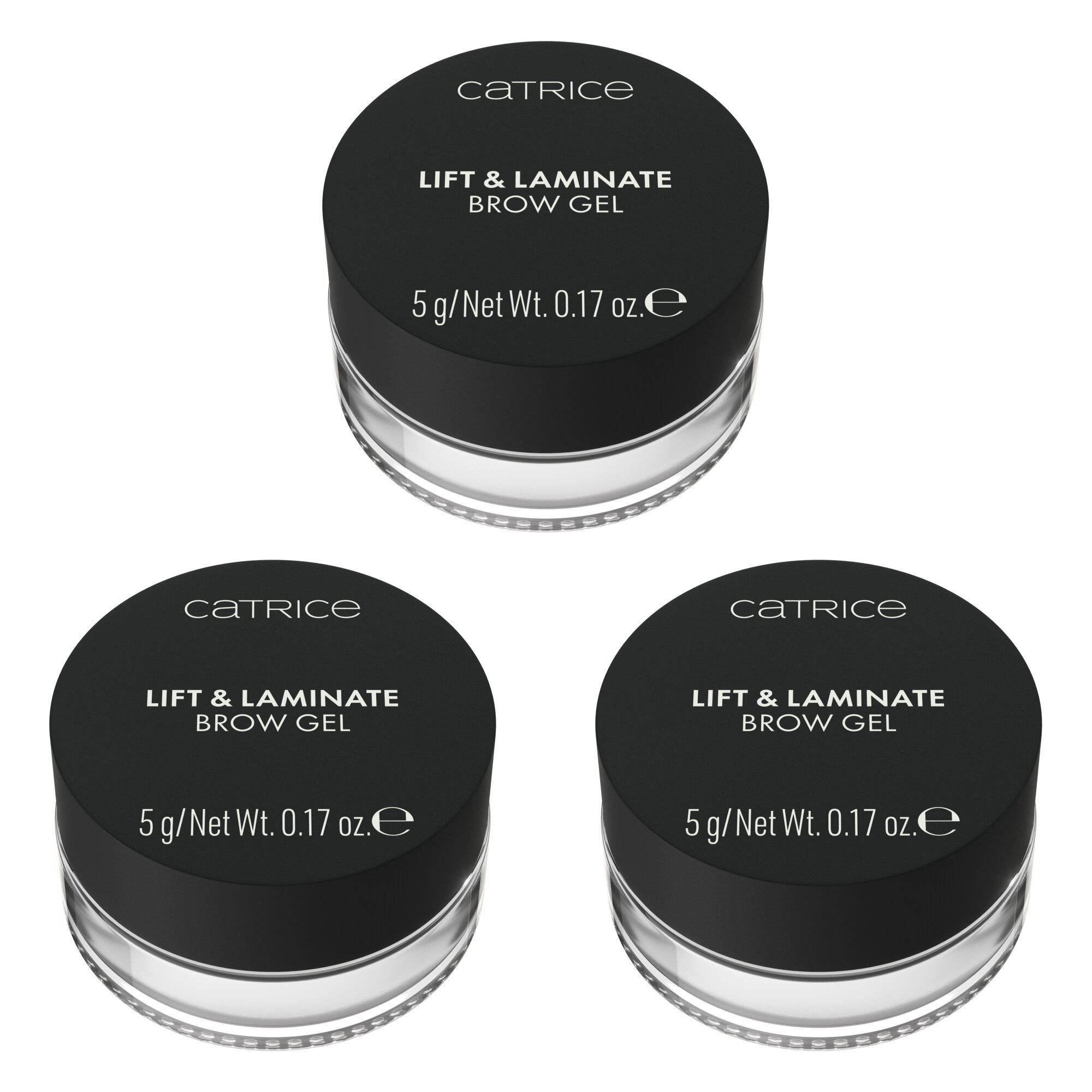 Catrice Augenbrauen-Gel Lift & Laminate Brow Gel, 3-tlg.