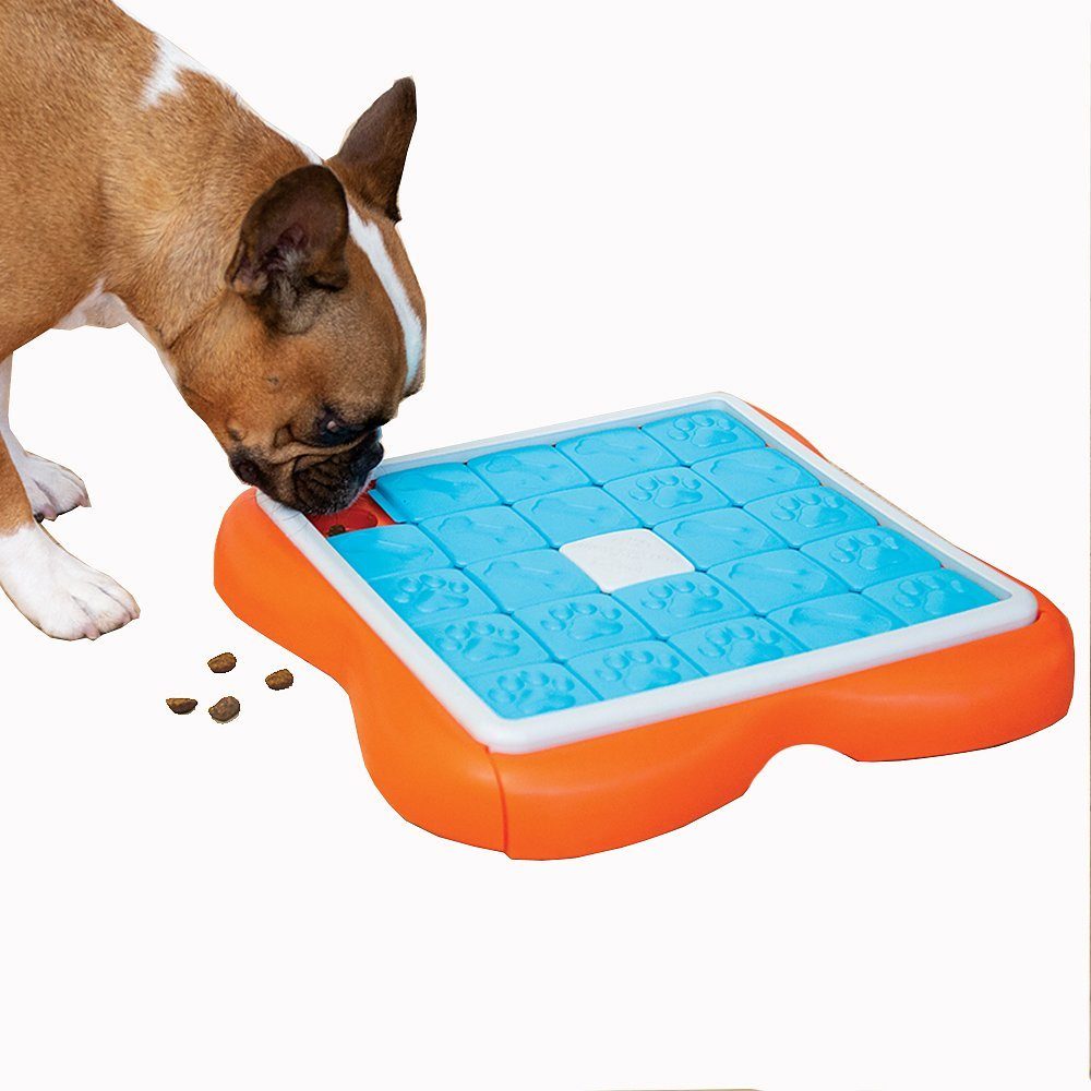 Nina Ottosson Tier-Intelligenzspielzeug Challenge Slider orange/blau günstig online kaufen
