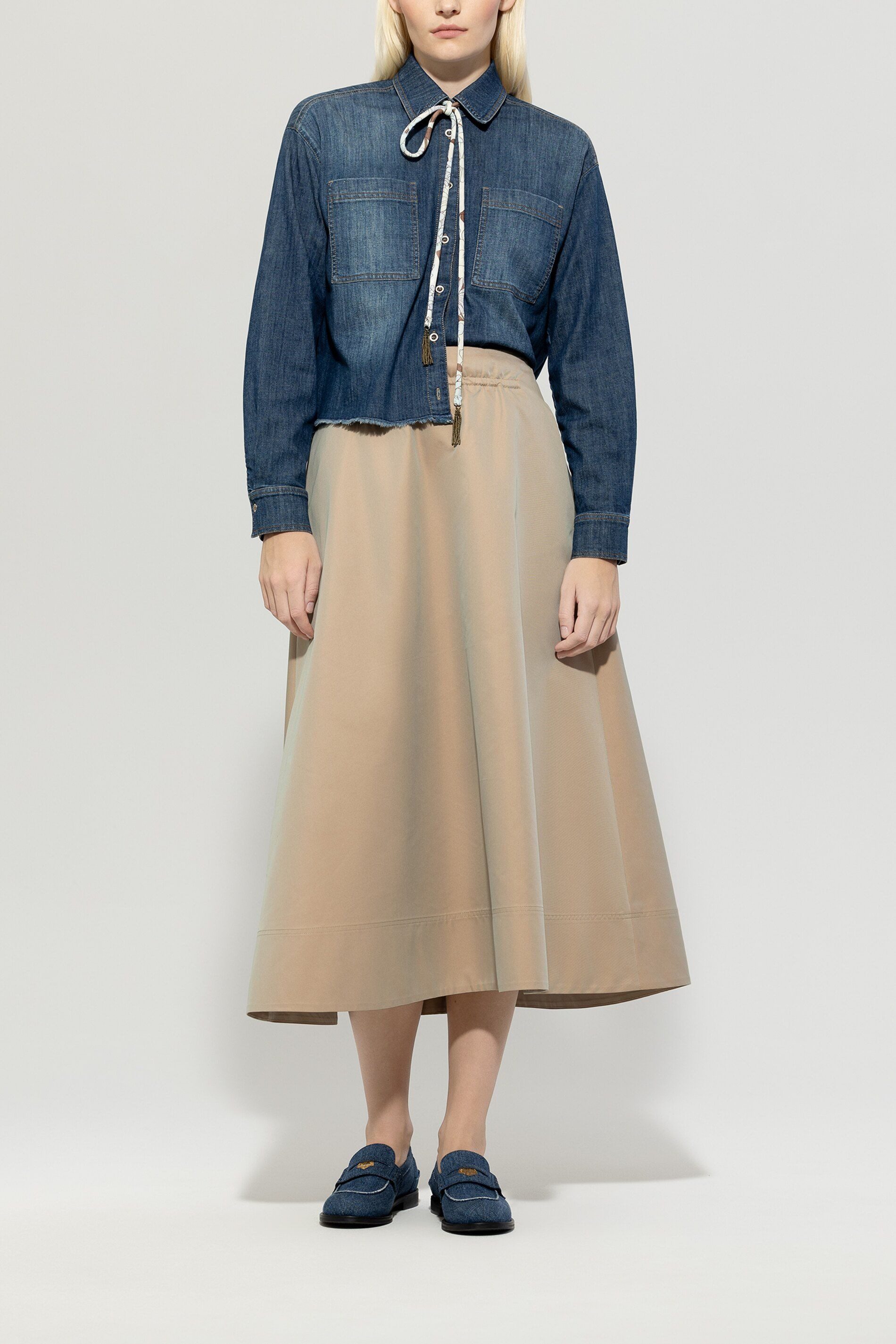 Luisa Cerano Langarmbluse