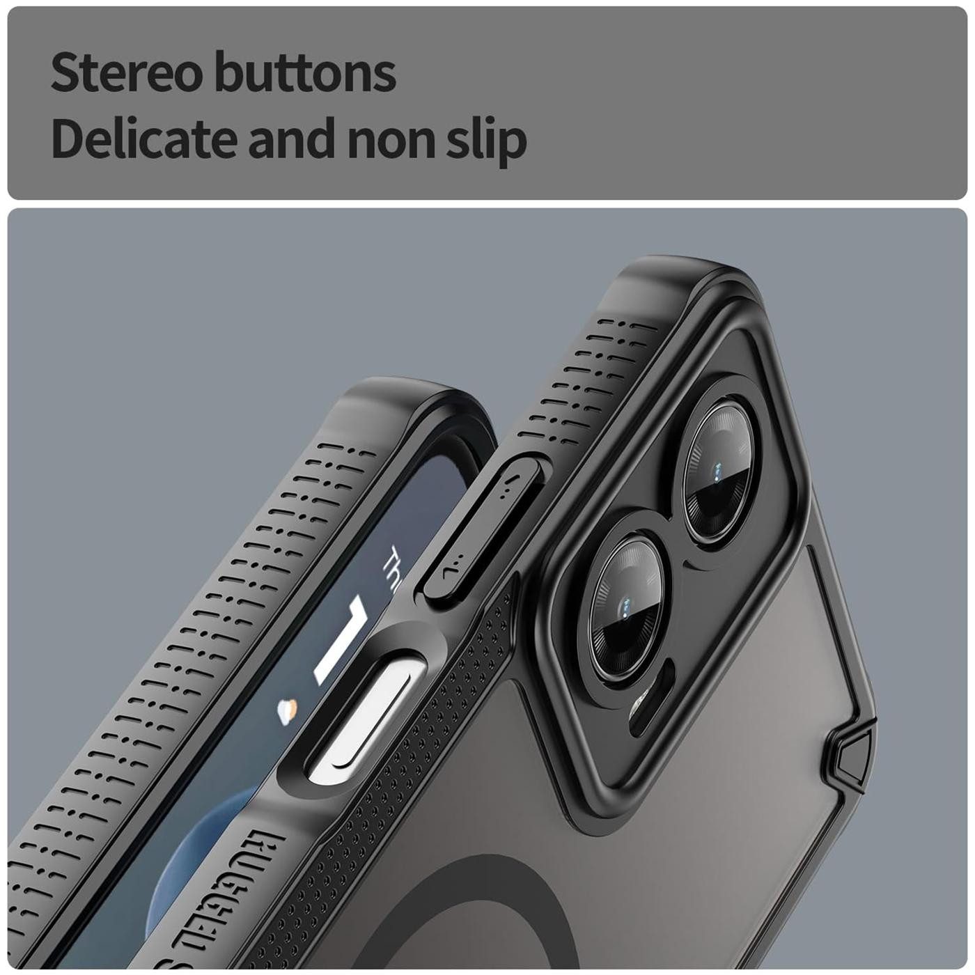 CoolGadget Handyhülle Defender Series Handy Hülle für Motorola Moto G35 5G 6,72 Zoll, Magsafe TPU Schlicht Robust Schutzhülle für Moto G35 5G Hülle