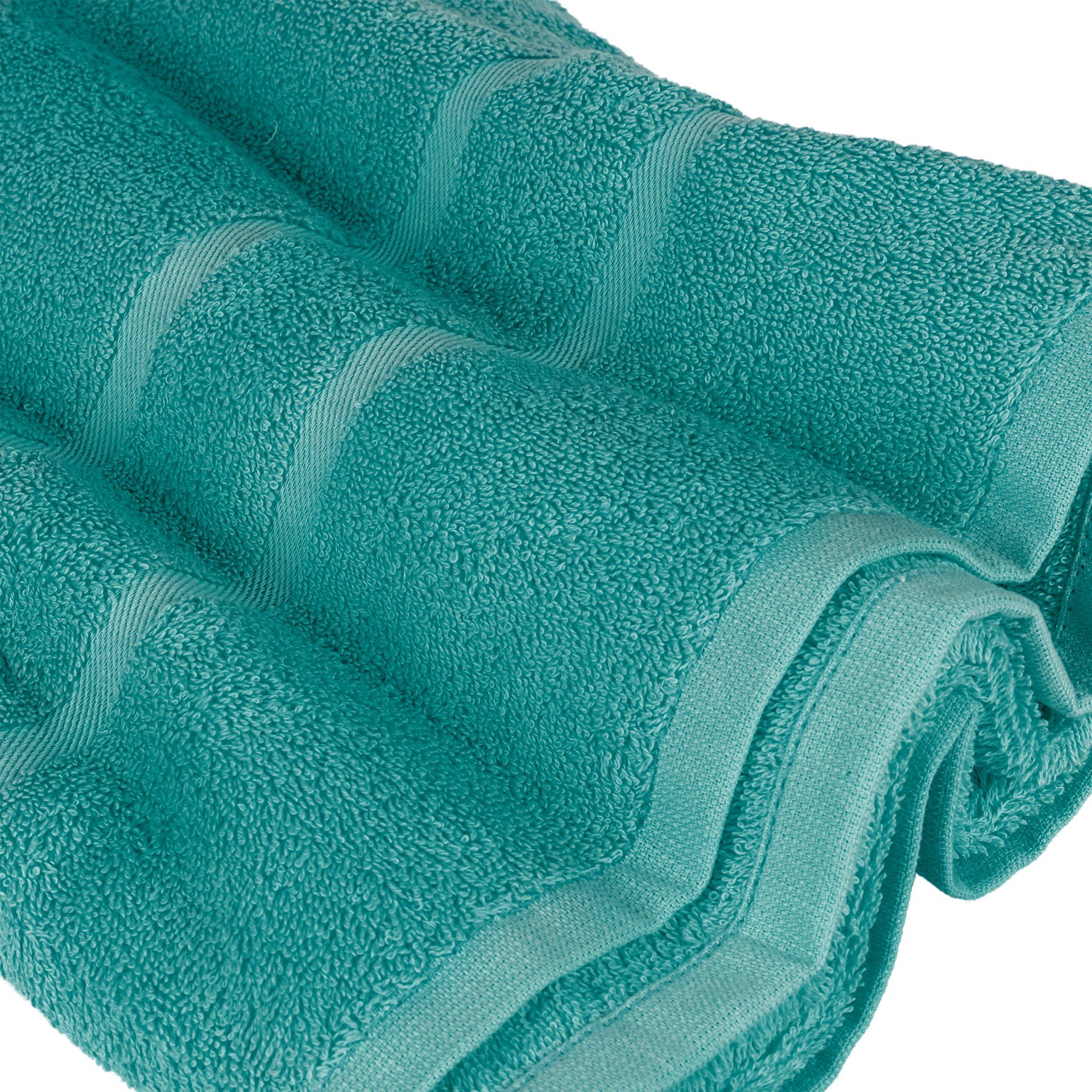 Saunatücher Badetücher Duschtücher in Handtücher Baumwolle Gästehandtücher 100% Handtuch zur 500 Petrol StickandShine GSM Wahl