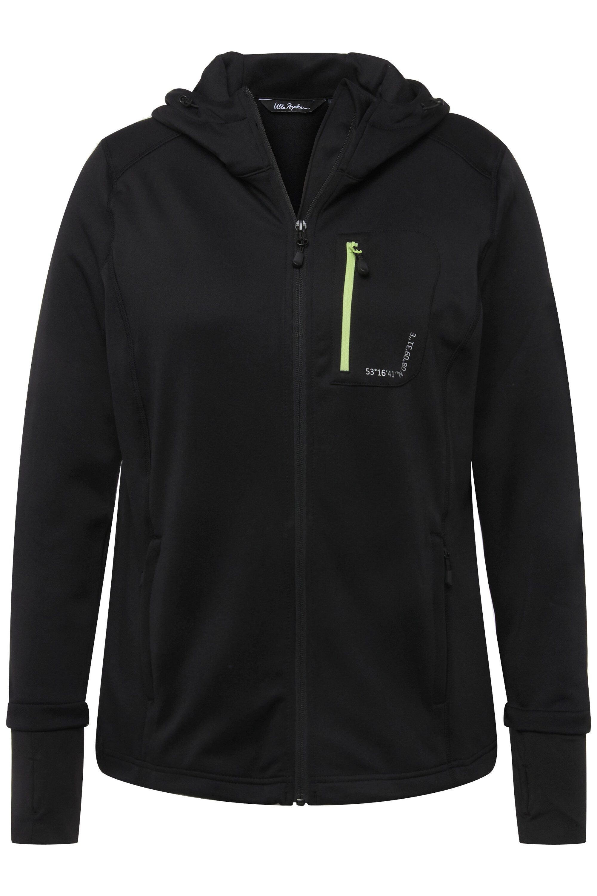 Ulla Popken Sweatjacke HYPRAR Sweatjacke Reflektordruck günstig online kaufen