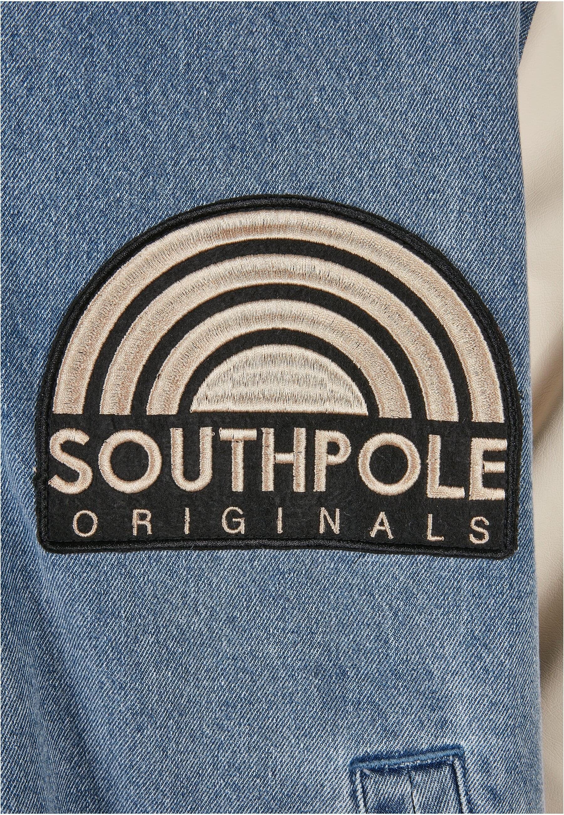 College Southpole Jacket (1-St) Denim Collegejacke Herren Southpole