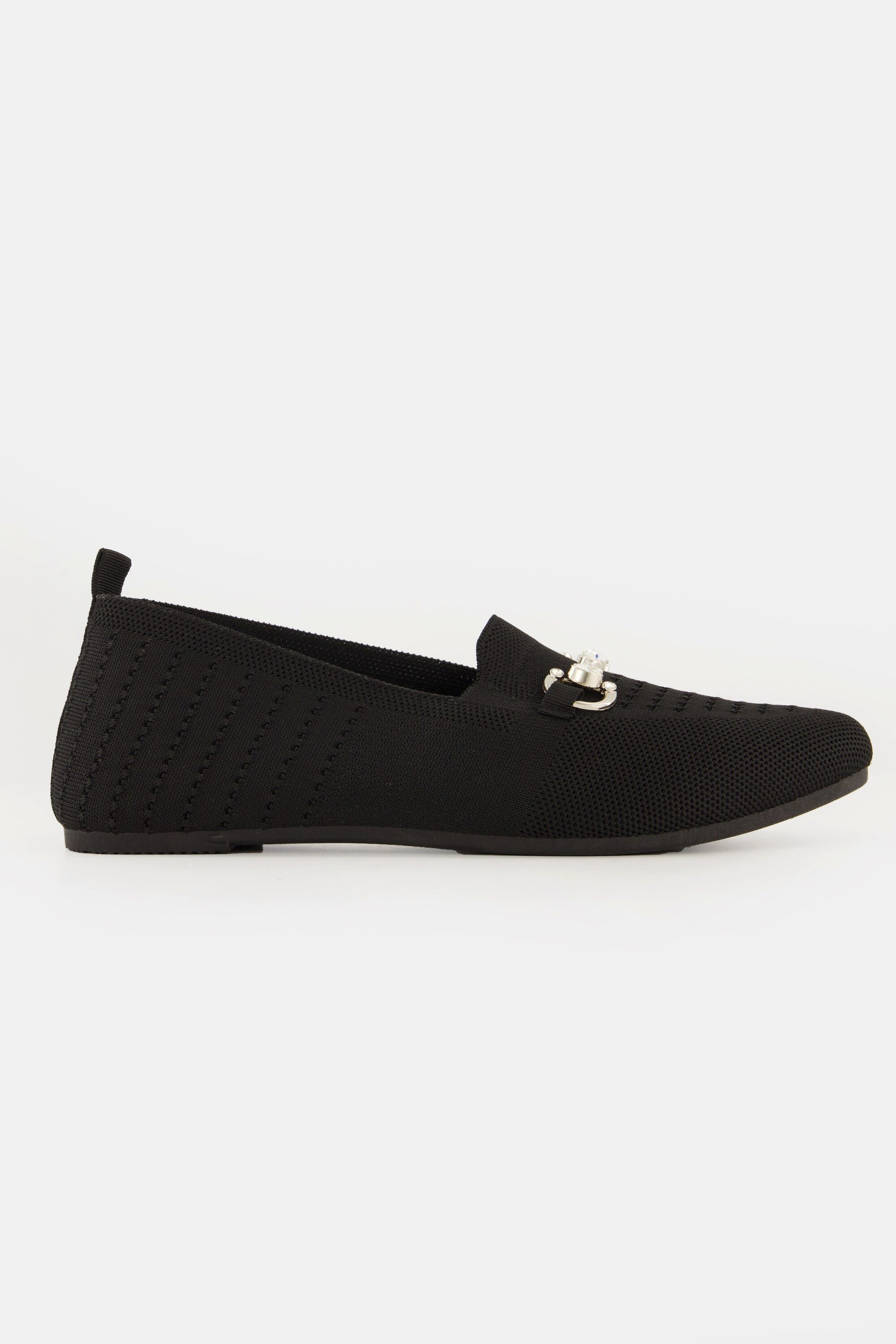 Ulla Popken Strick-Ballerinas Zierspange Wechselfußbett Ballerina günstig online kaufen