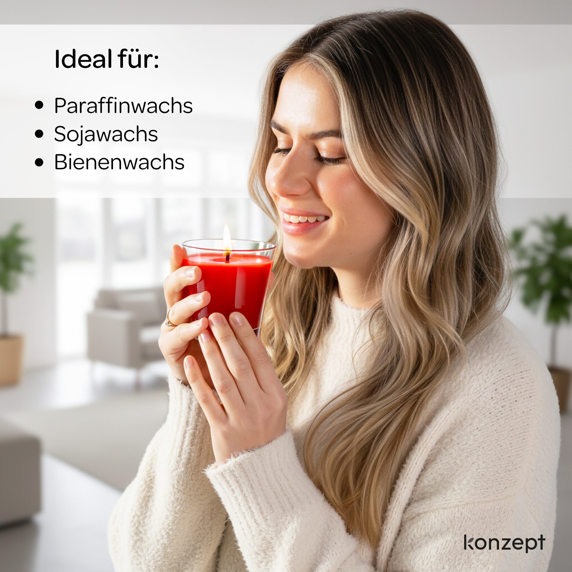 KONZEPT Teelichthalter Set 200ml – ideal für Dekoration & DIY-Kerzen (6 St), für den täglichen Gebrauch oder kreative DIY-Projekte – Bild 4 von 5