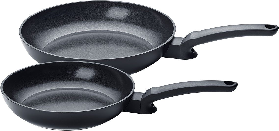 Fissler Pfannen-Set Ceratal® Evo Classic, Aluminium (Set, 1x Bratpfanne 24 cm + 1x Bratpfanne 28 cm), 2-teiliges Keramikpfannen-Set