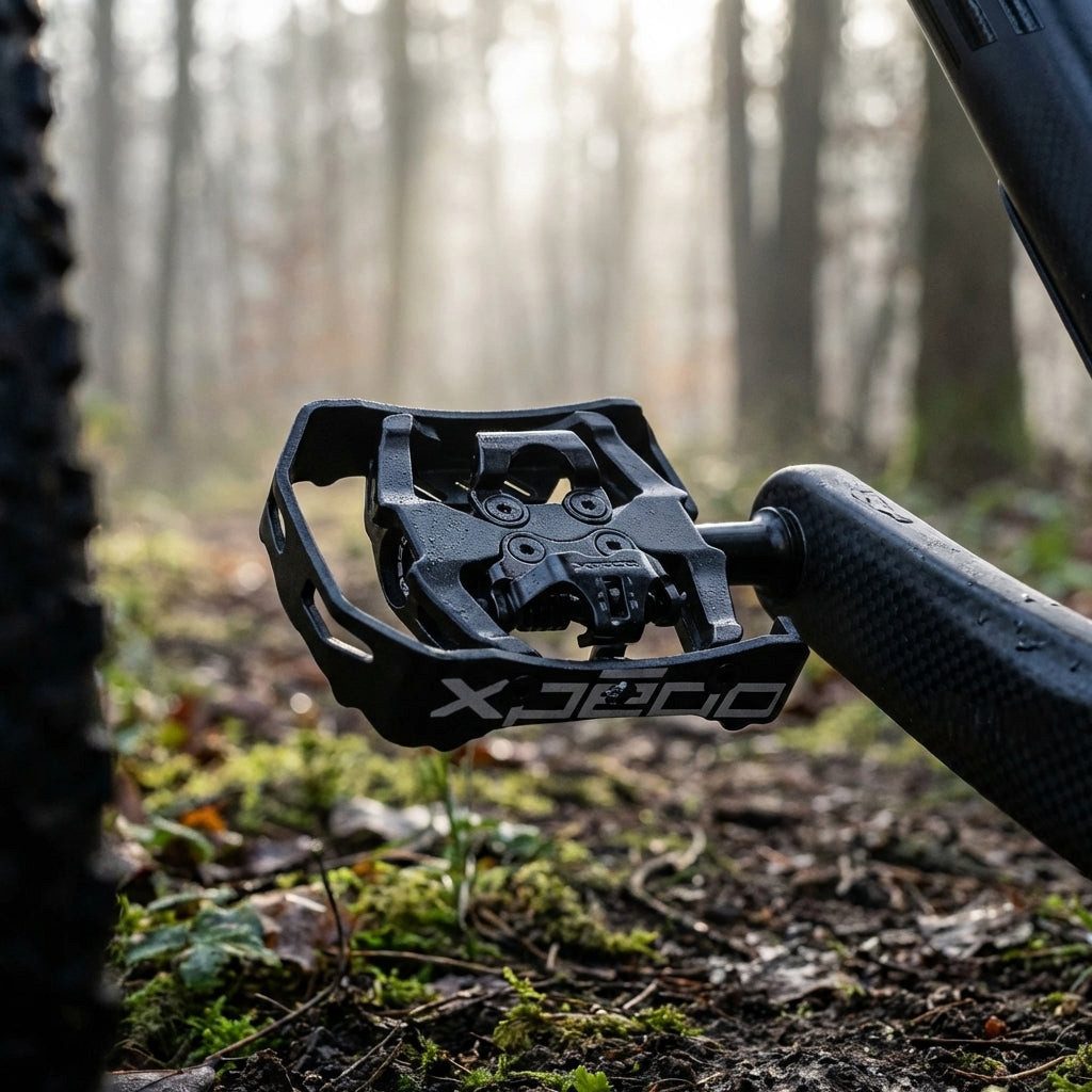 Xpedo Klickpedale Xpedo Pedal Clipless Milo schwarz/schwarz 9/16 Zolll XCF13AC