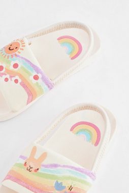 Next Slipper mit Regenbogenmotiv Pantolette (1-tlg)