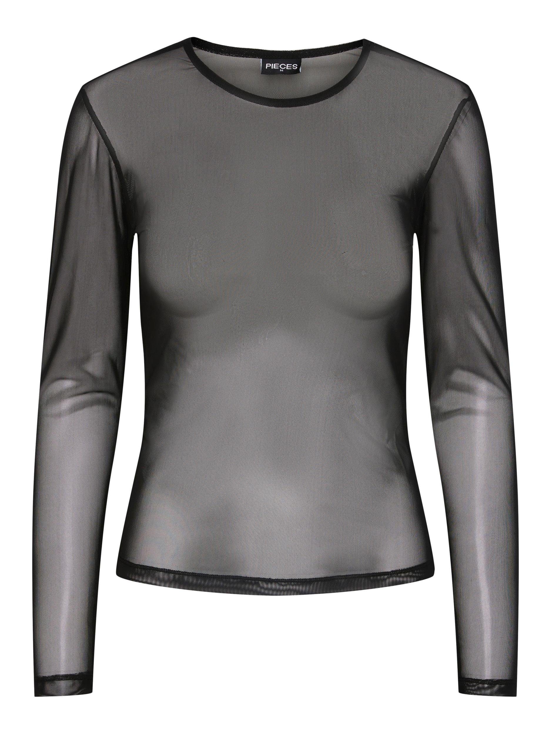 Langarmshirt PCNINNI LS MESH TOP NOOS BC