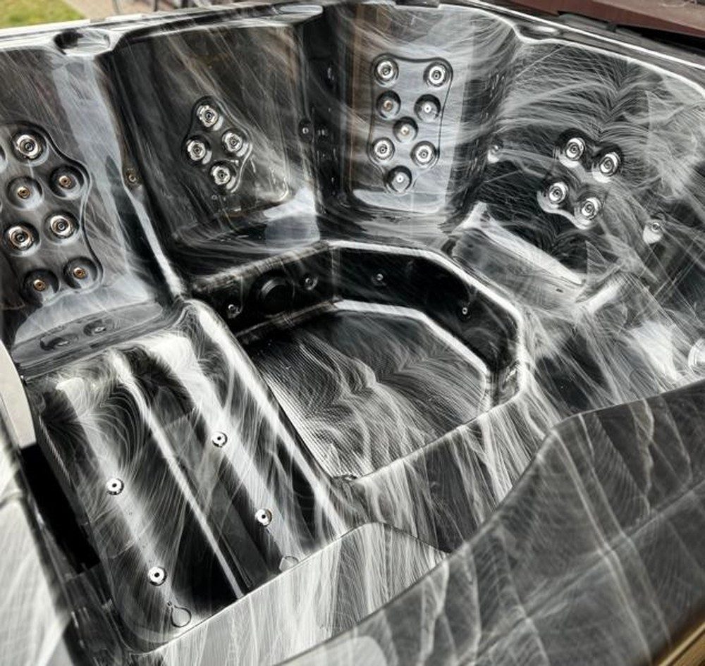 JVmoebel Whirlpool Whirlpool Badefass Holzofen Thermoholz Pool für Garten & Entspannung, (1-tlg)