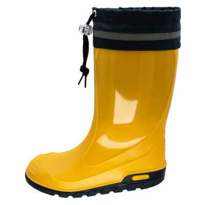 Fischer-Markenschuh Fille Gummistiefel aus PVC, wasserdicht, ungefüttert