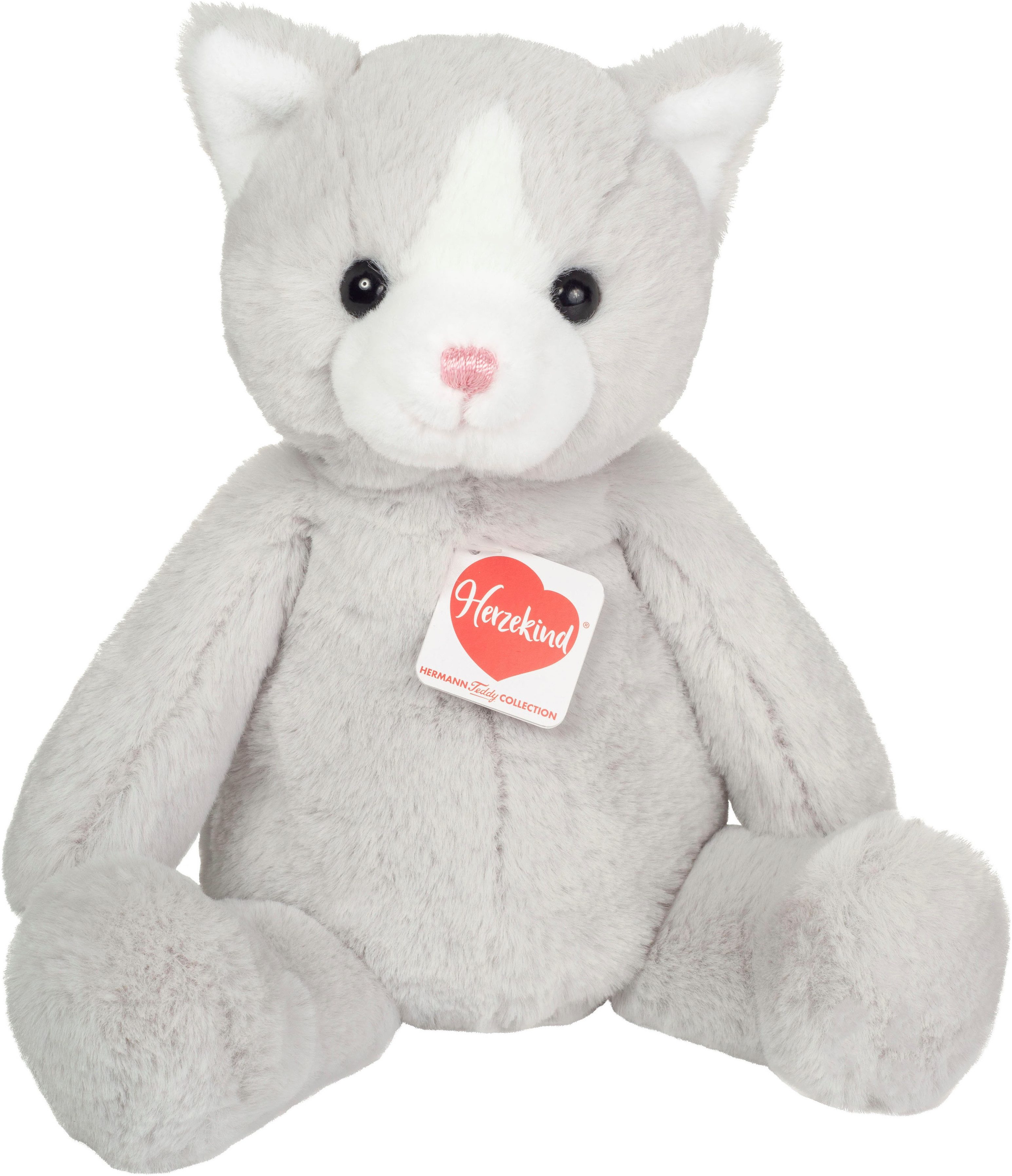 Teddy Hermann® Kuscheltier Herzekind, Schlenkerkatze Trixi, 32 cm