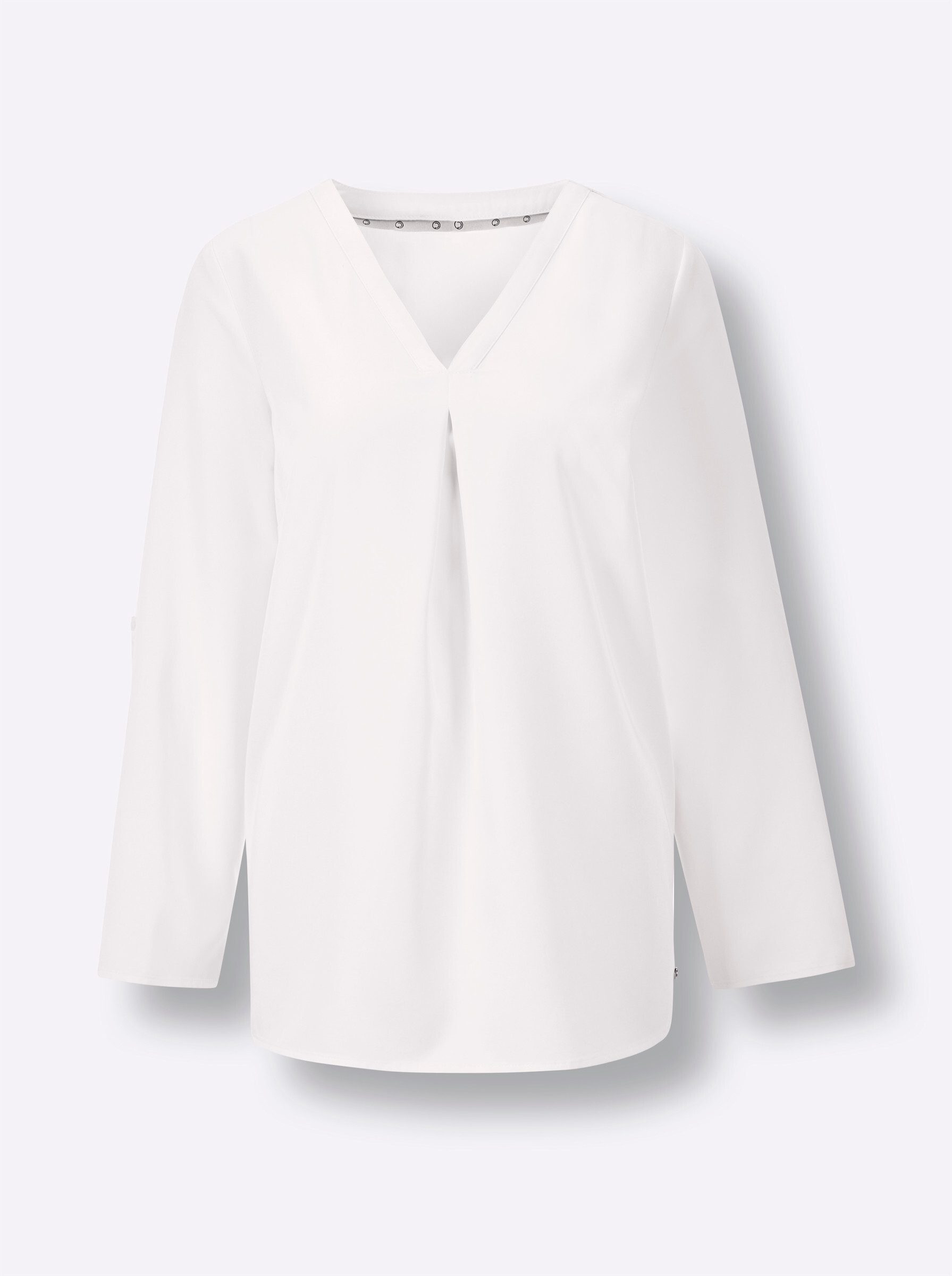 Klassische Bluse Modal-Bluse Langarm