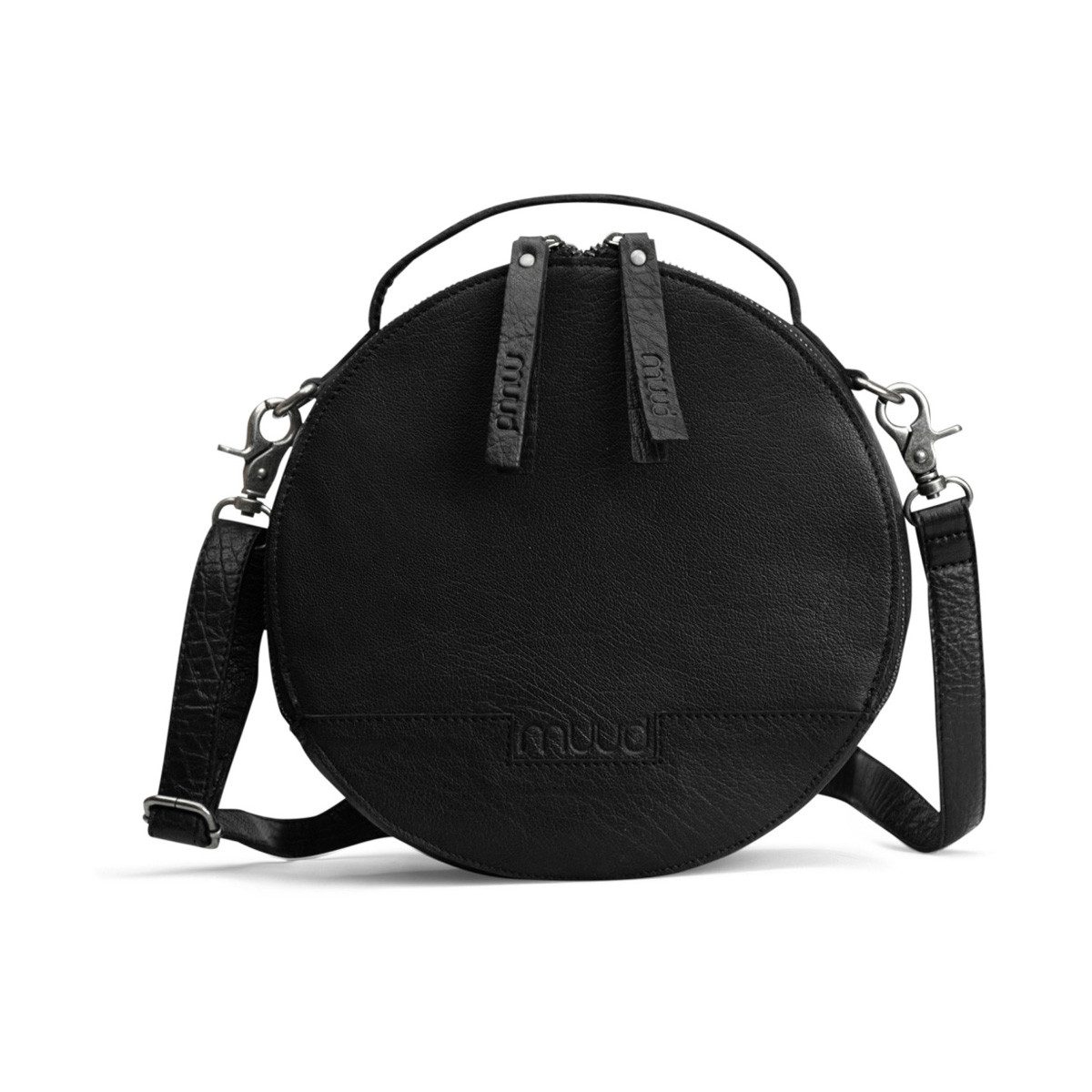 muud Handtasche Ledertasche mit Henkel Bella Black