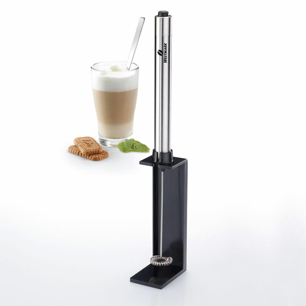 WESTMARK Milchaufschäumer Elektrisch, Brasilia, 24,8 cm Länge, rostfrei, BPA-frei, langlebig