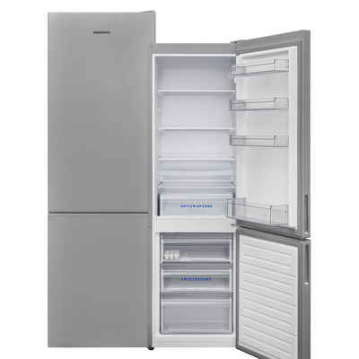 Daewoo Kühlschrank Silber lackiert FKL268EST0DE, 170 cm hoch, 54 cm breit, Less-Frost