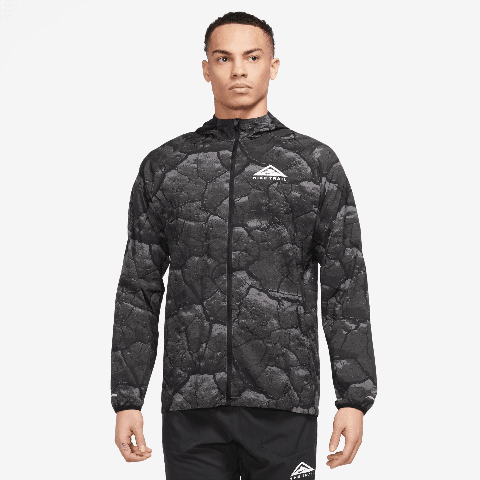 Nike Laufjacke MEN'S LIGHTWEIGHT ALLOVER PRINT TRAIL RUNNING JACKET | Jacken