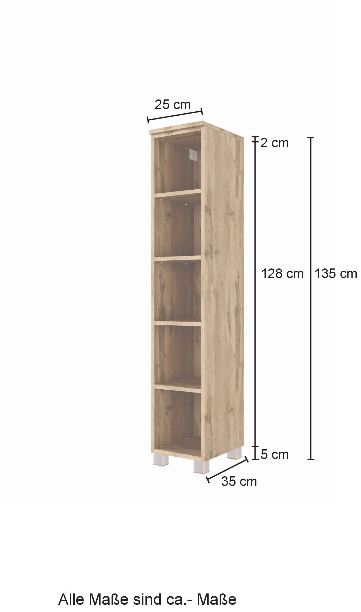 HELD Vorratsschrank 30 cm MÖBEL Horki breit