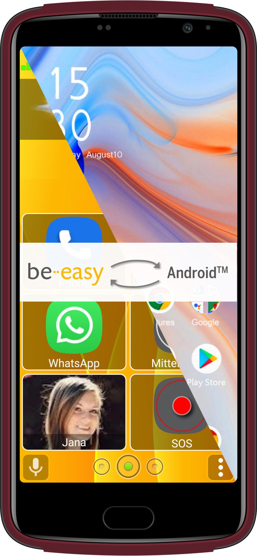 Beafon Bea-fon M7 Lite 4G Seniorenhandy (5.5 Zoll, LTE)
