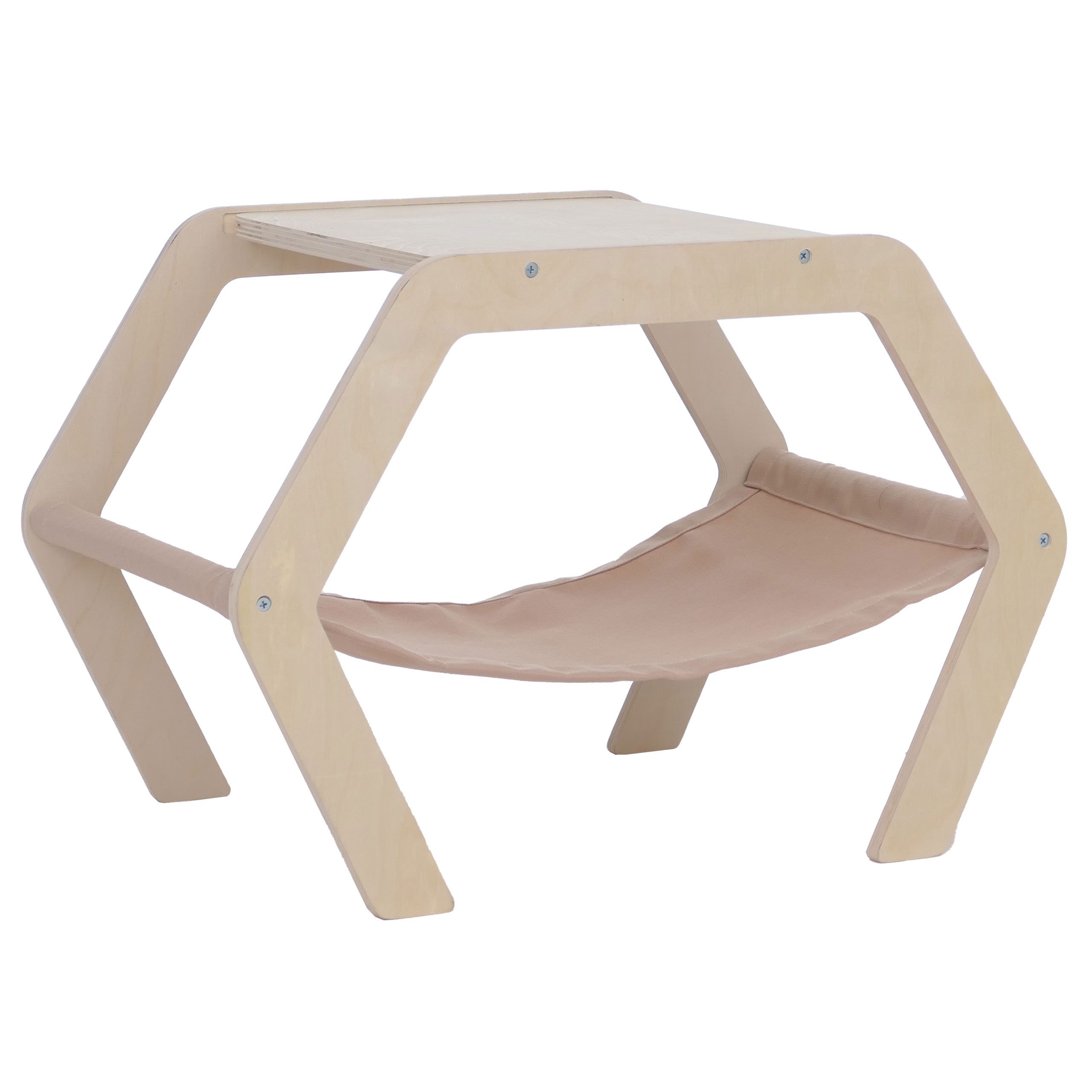 MCW Katzen-Hängematte MCW-Q60, Integrierte Ablagefläche als Liegeplatz oder Stellfläche