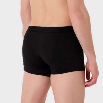 Emporio Armani Trunk Soft Touch Eco Fiber (3-St., 3er Pack) mit Markenname auf dem elastischen Bund