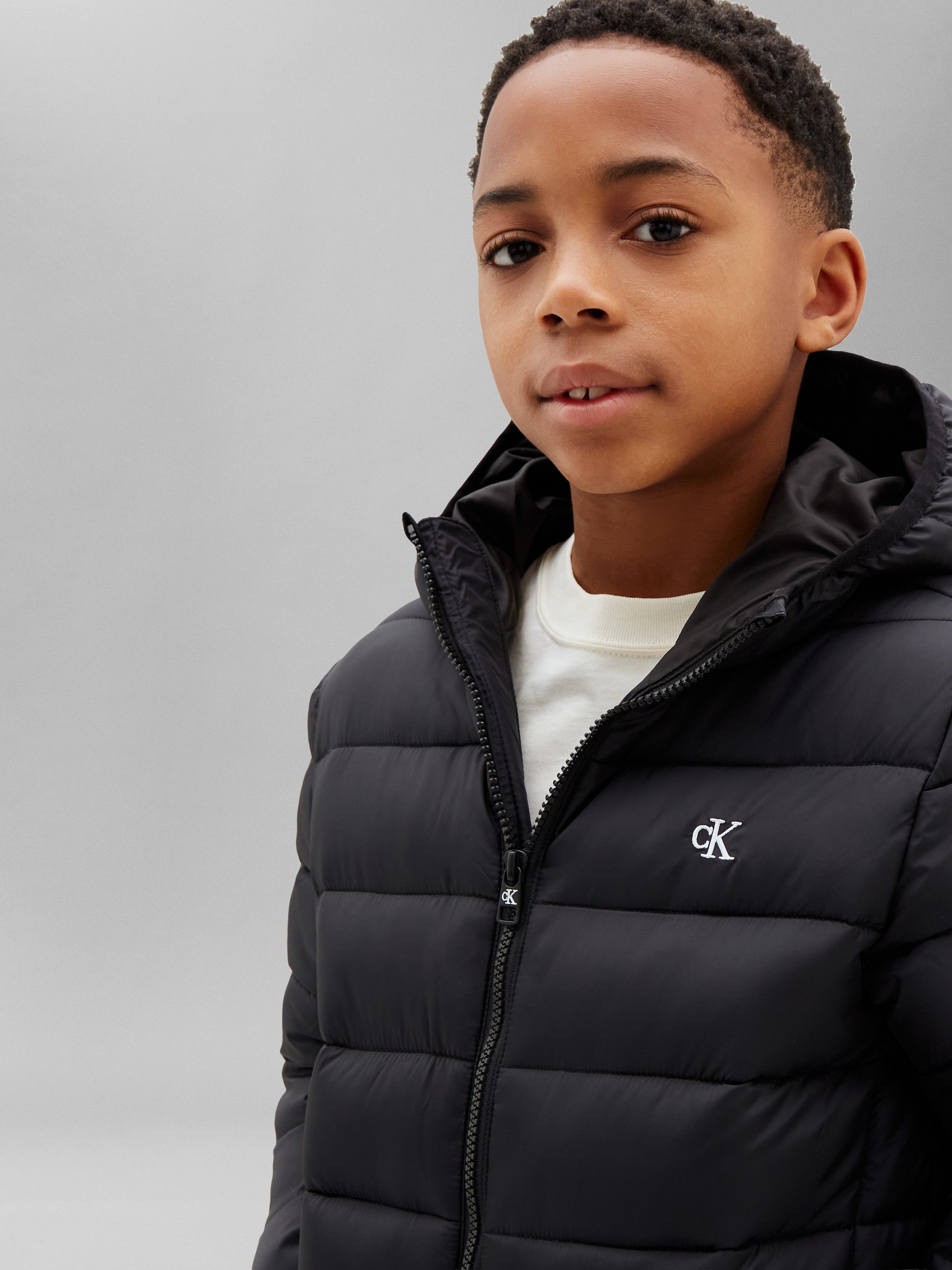 Calvin Klein Jeans Steppjacke Regular Fit, Logostickerei