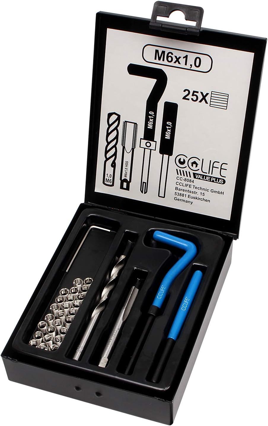 CCLIFE Gewindeschneider Gewindereparatur Gewinde Reparatur Satz