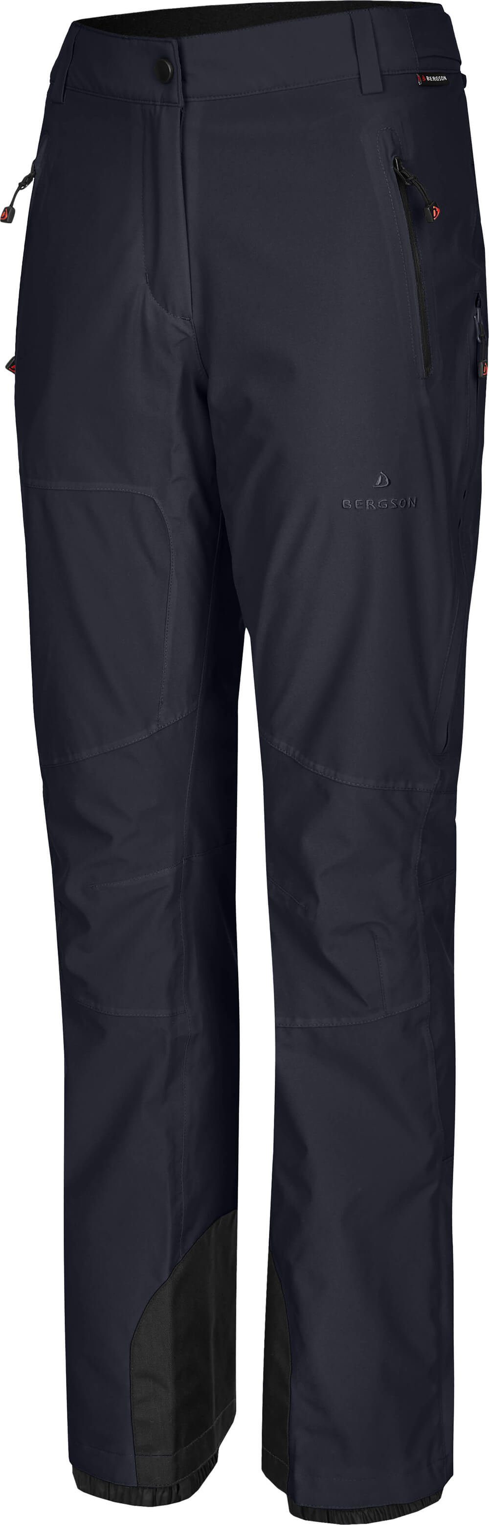 unwattiert, Wassersäule, Nacht Bergson light 20000 ICE Skihose blau Damen Skihose, Slim Normalgrößen, mm