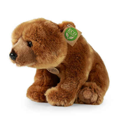 Teddys Rothenburg Kuscheltier Kuscheltier Braunbär Grizzly sitzend braun 30 cm Plüschgrizzlybär