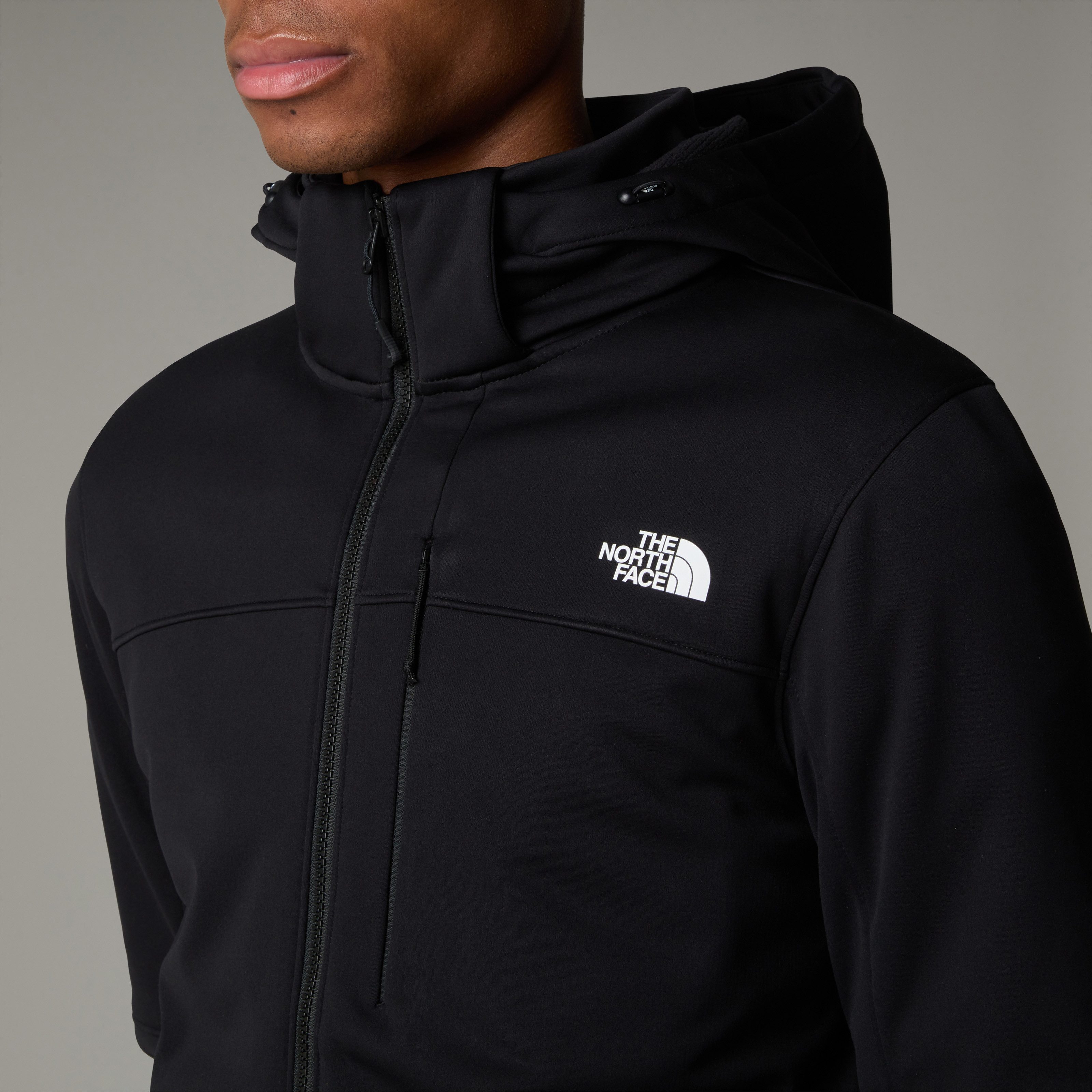The North Face Softshelljacke sportlicher Stil, für Outdoor-Aktivitäten, mit abnehmbarer Kapuze