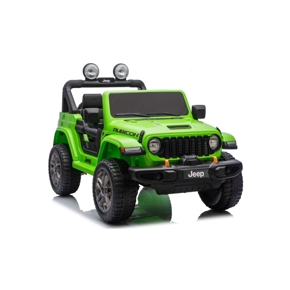 Wisam Elektro-Kinderauto Jeep Rubicon 4x4 Elektrofahrzeug DK-JWR556 4x200W 24V Grün
