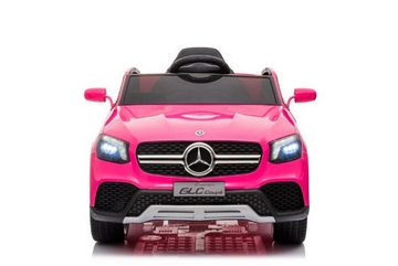 ES-Toys Elektro-Kinderauto Kinder Elektroauto Mercedes GLC, Belastbarkeit 40 kg, pink, Kunstledersitz, EVA-Reifen