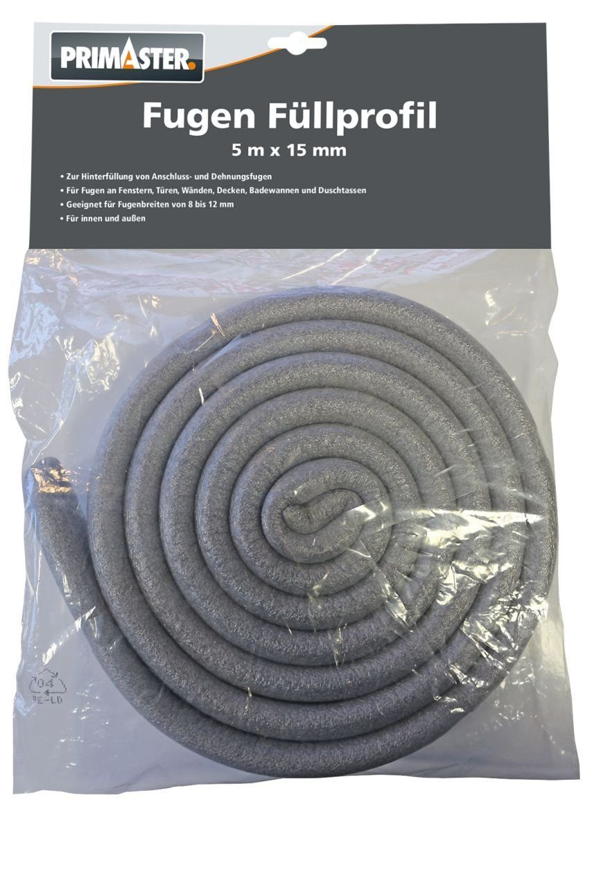 Primaster Acrylfarbe Primaster PE-Fugenfüllprofil 15 mm x 5 m