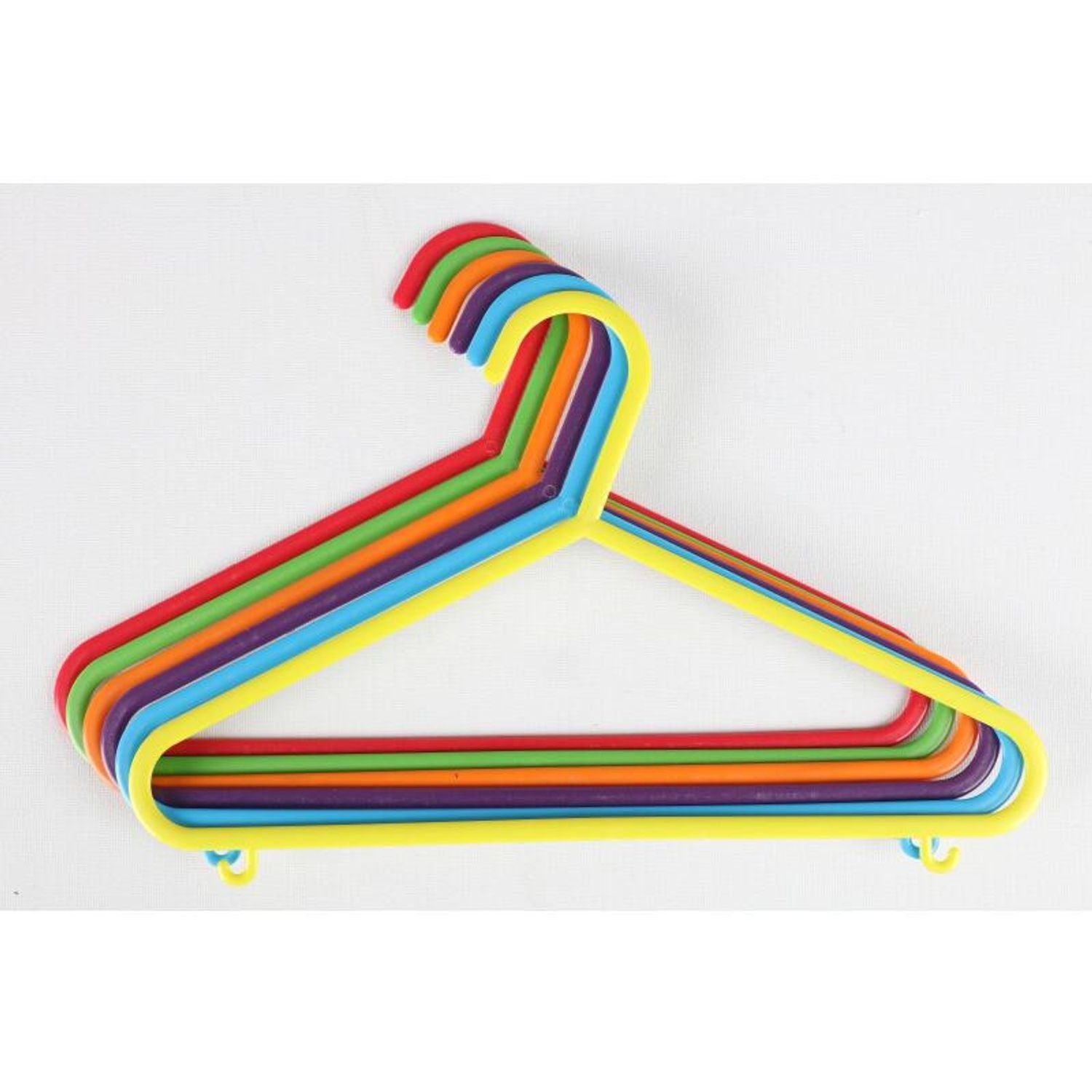 EDCO Kleiderbügel 48x 6er Set Kinder Kleiderbügel bunt mini klein Kleidung aufhängen Kun