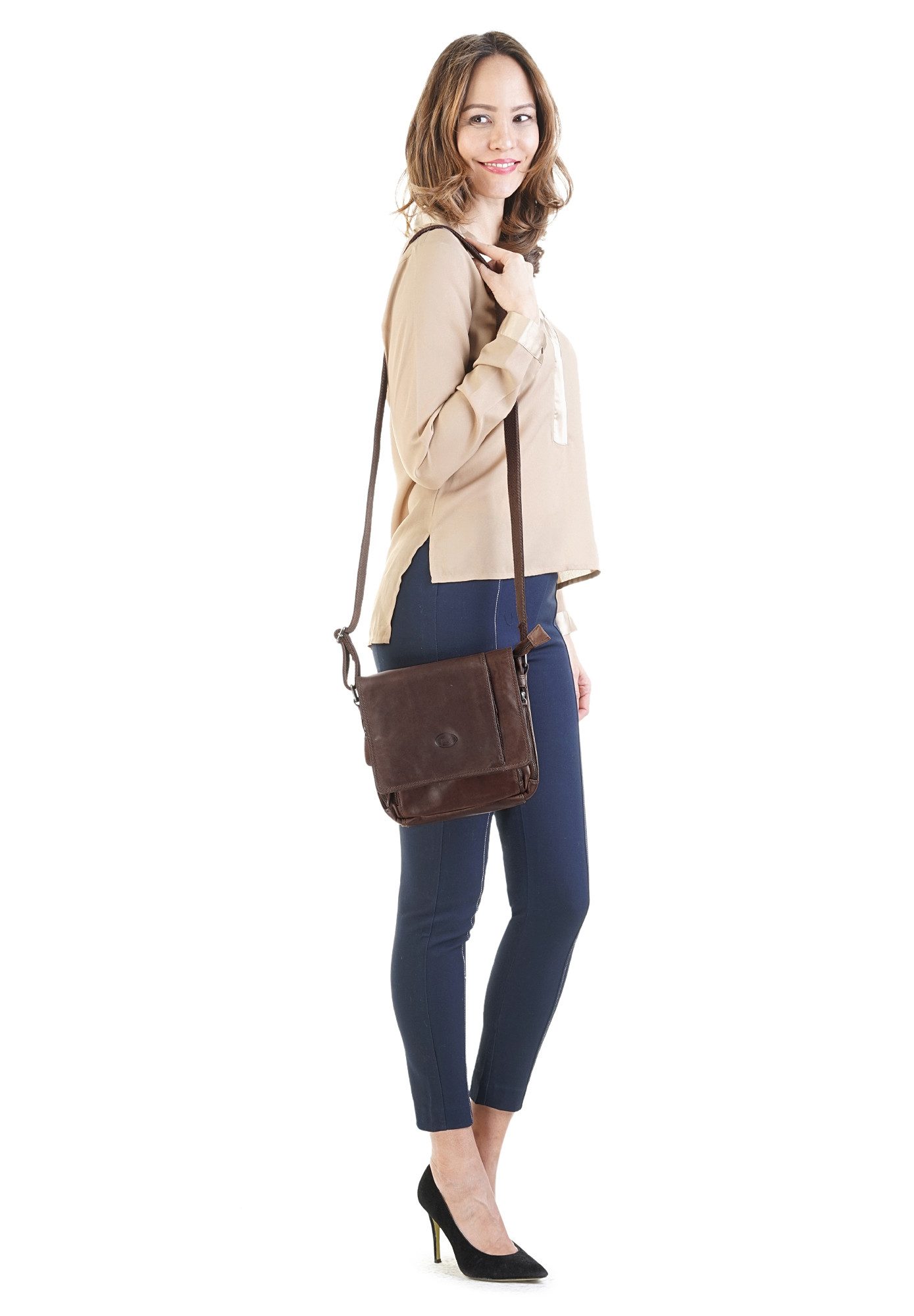 Piké Umhängetasche, echt Leder günstig online kaufen