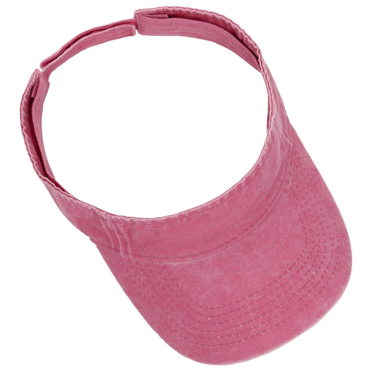 mit pink Lipodo Schirm (1-St) Sonnenvisor Visor