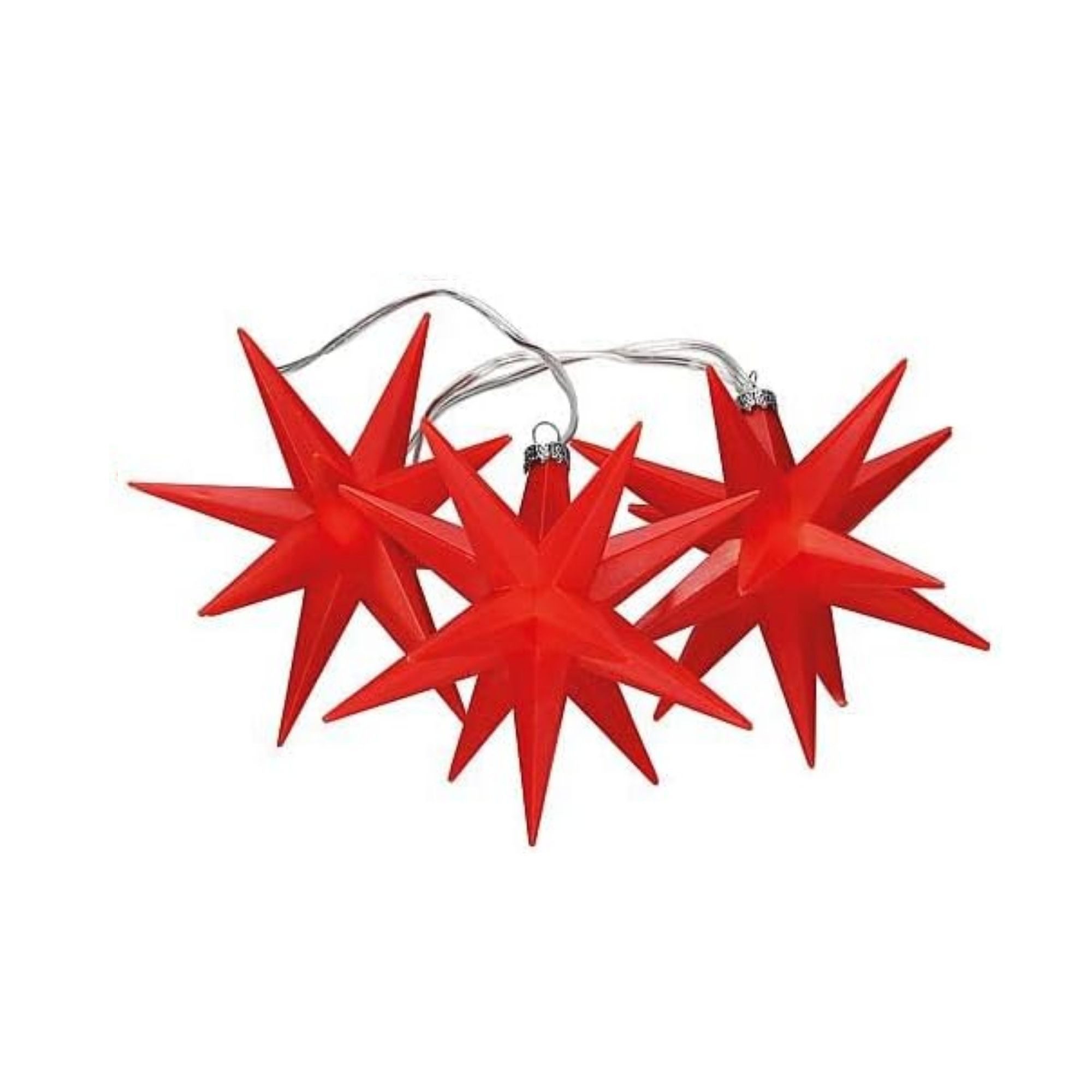 Gartenpirat LED-Lichterkette mit Sternen warmweiße LED Weihnachtsbeleuchtung für innen und außen, Timer-und Schalter-Funktion: Schalter mit 3 Funktionen(ON/OFF/TIMER)