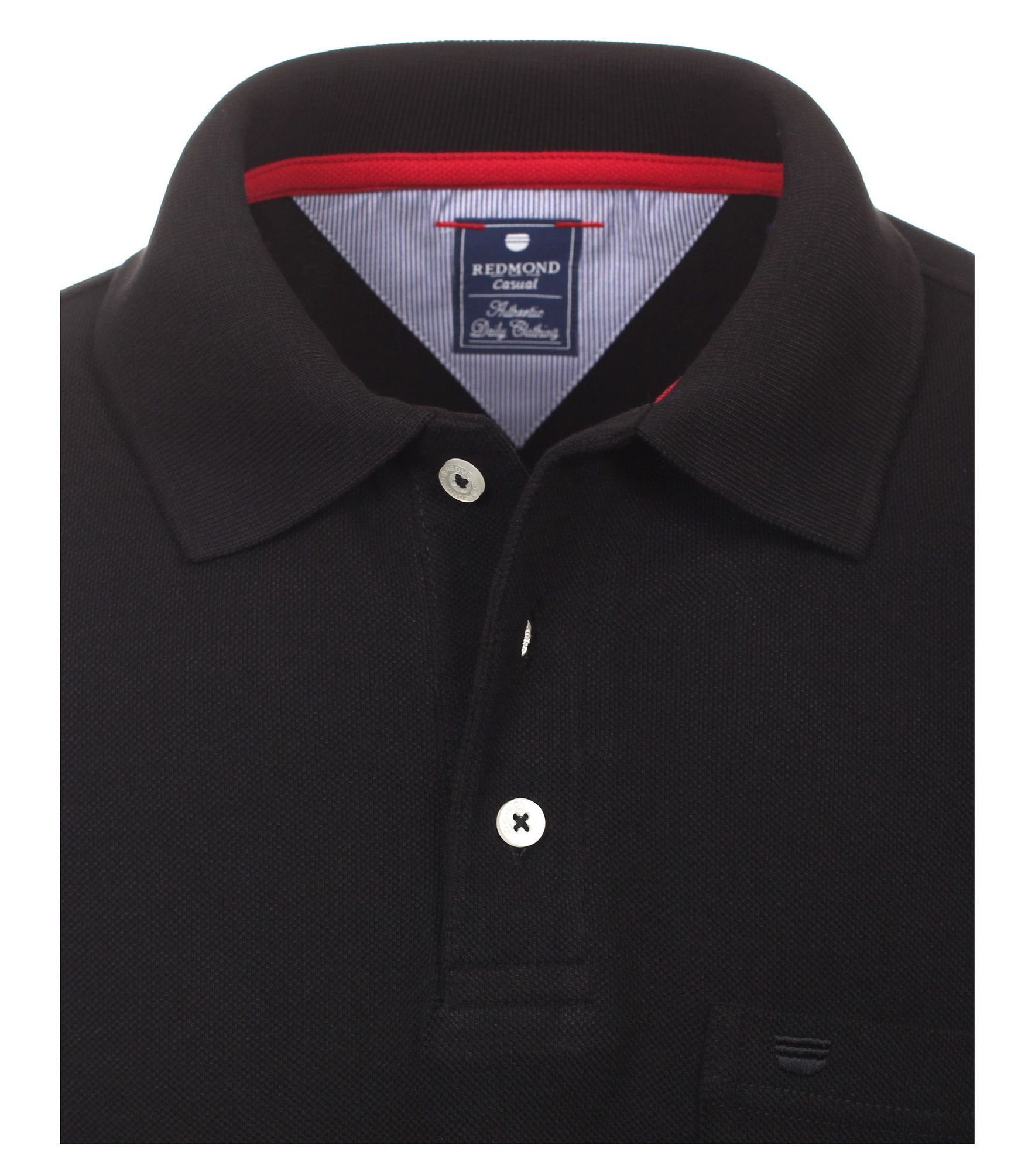 Redmond Poloshirt Piqué Schwarz(90) Polo-Shirt