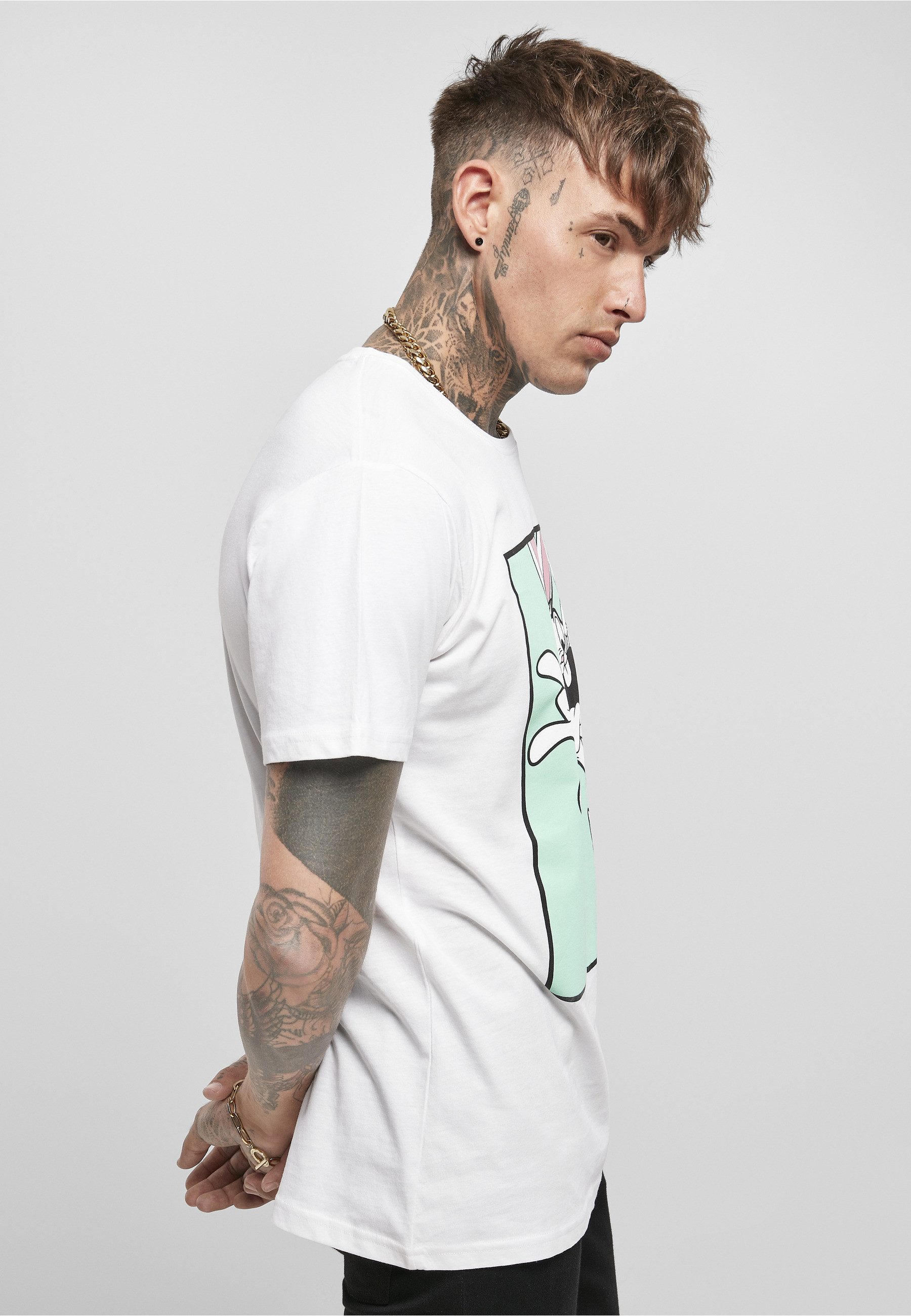 Merchcode T-Shirt Merchcode Herren Looney Tunes Bugs Bunny Funny Face Tee (1-tlg)