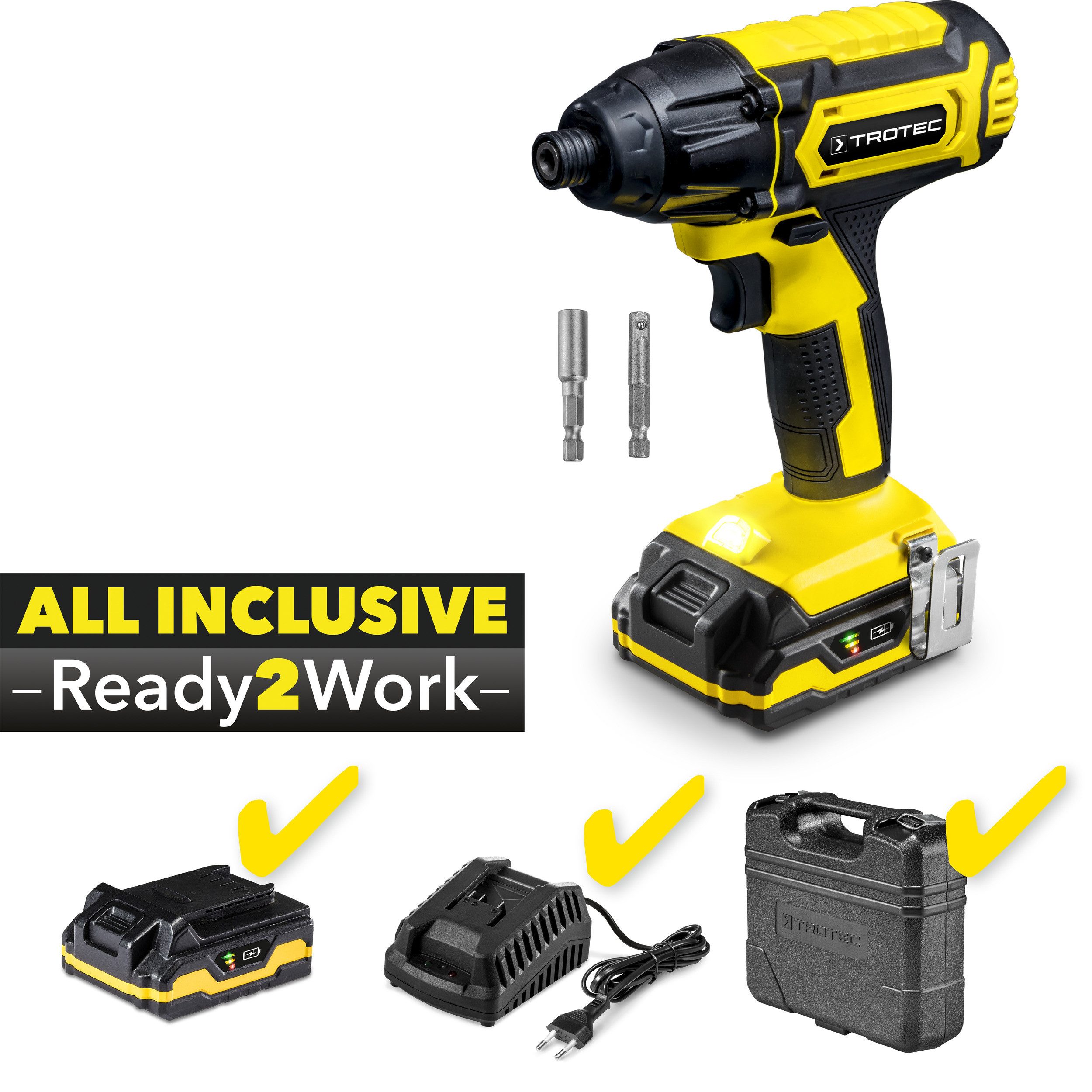 TROTEC Akku-Schlagschrauber Akku-Schlagschrauber PIDS 10‑20V inkl. Akku und günstig online kaufen