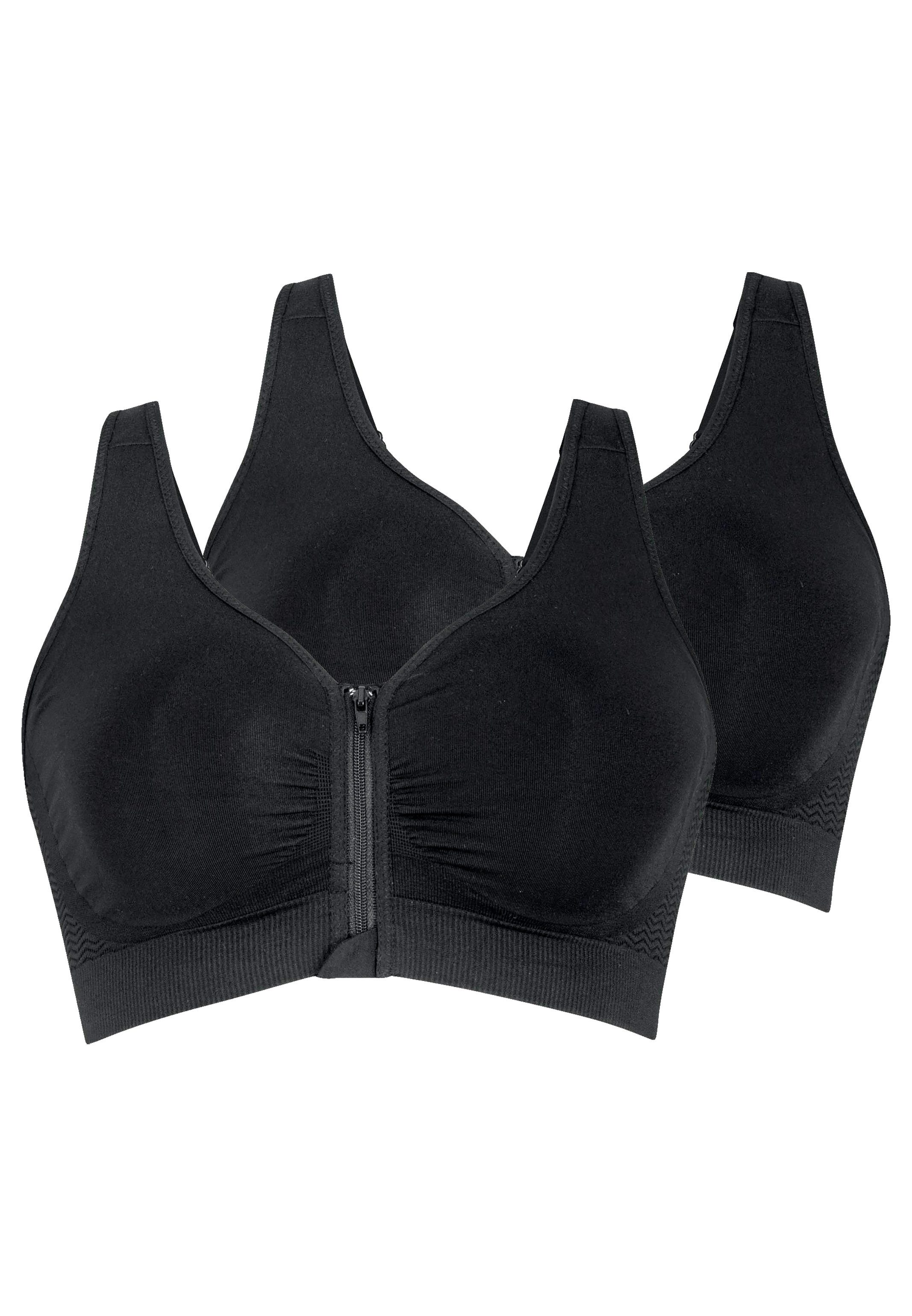 Anita since 1886 Bralette-BH 2er Pack Lynn Prothesen BH (Spar-Set, 2-tlg) Bustier - Blickdicht - Herausnehmbare Schalen, Mit Reißverschluss