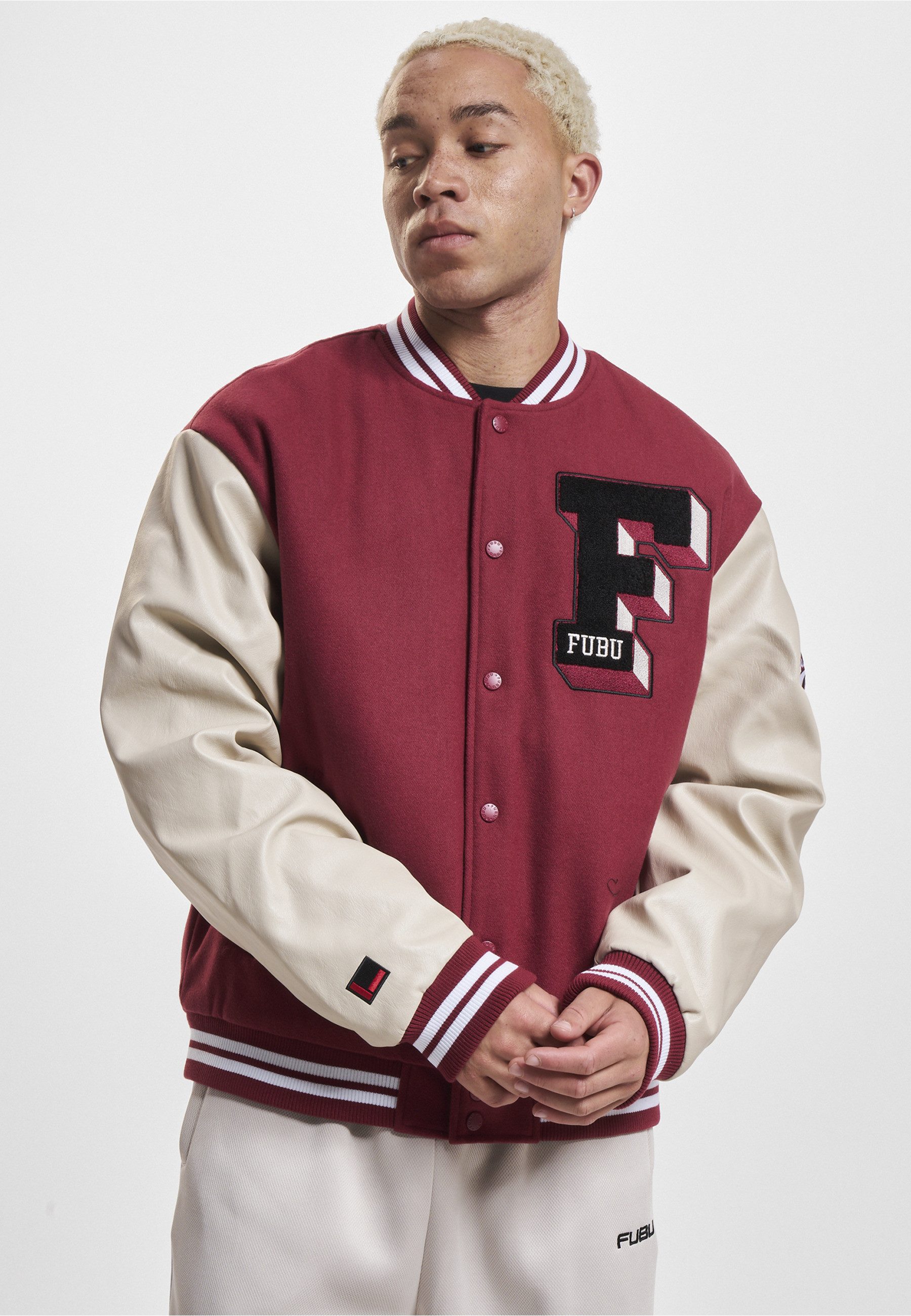 Fubu Bomberjacke Fubu Herren FM233-009-1 FUBU College Varsity Jacket (1-St)