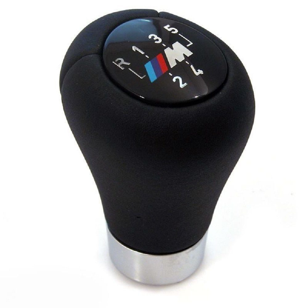 L&P Car Design Schakelzak – 100% Echt Leer Voor BMW 3-serie E30/E36 En 5-serie E34, Met Elastiek, Zwarte Naad
