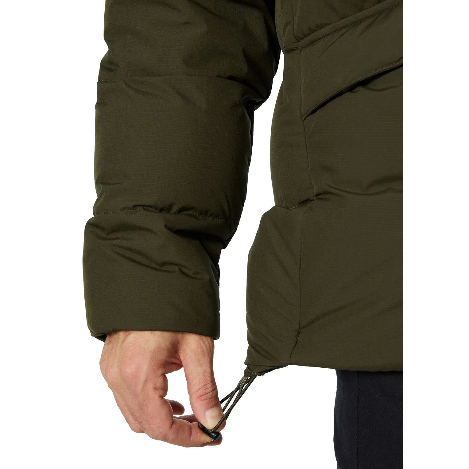 Helly Hansen Winterjacke Winter-Steppjacke Explorer Puffy (warm, PFC-freie) dunkelgrün Herren